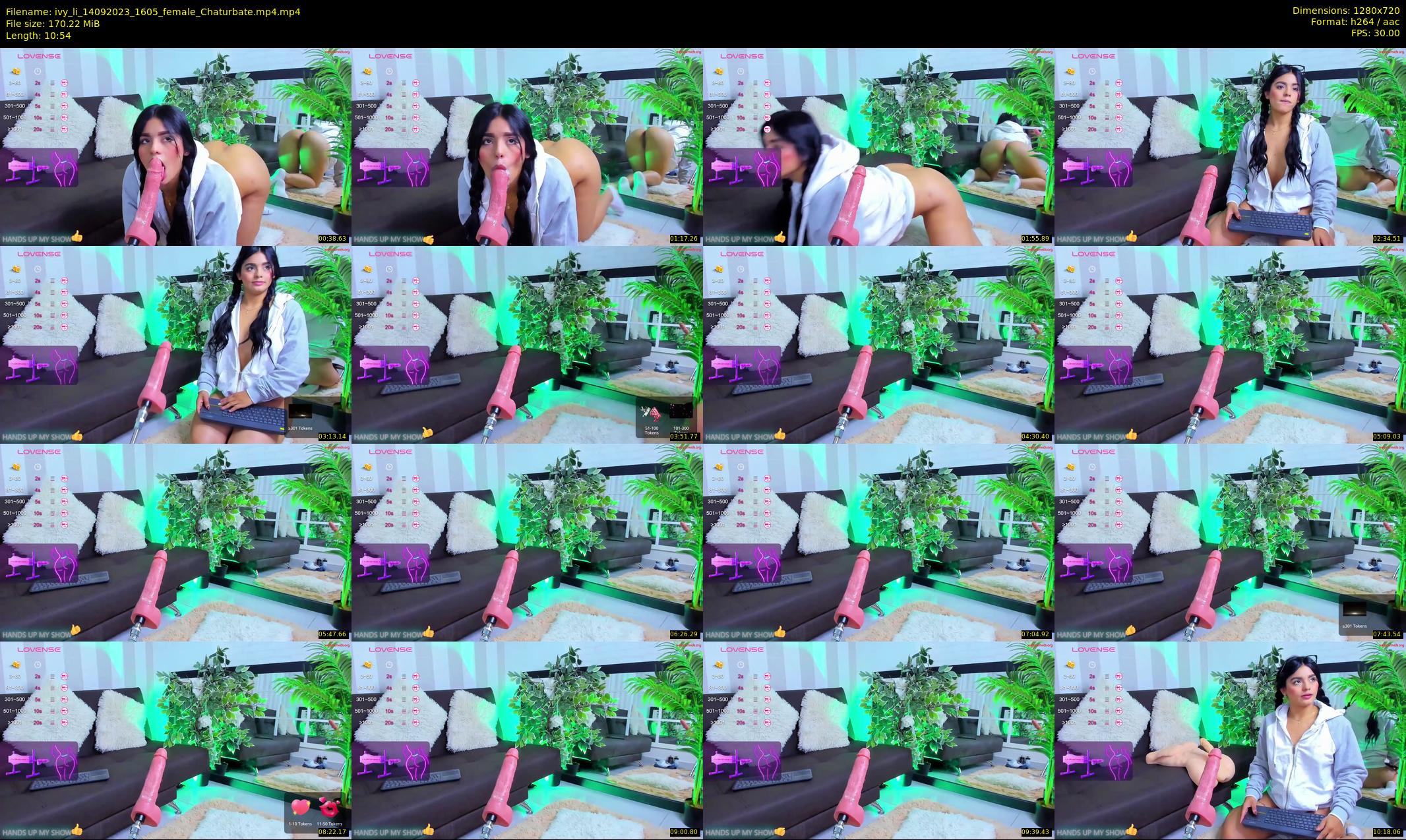 ivy_li — 11 minute Chaturbate female cam show recording, 720p, Sep 14, 2023