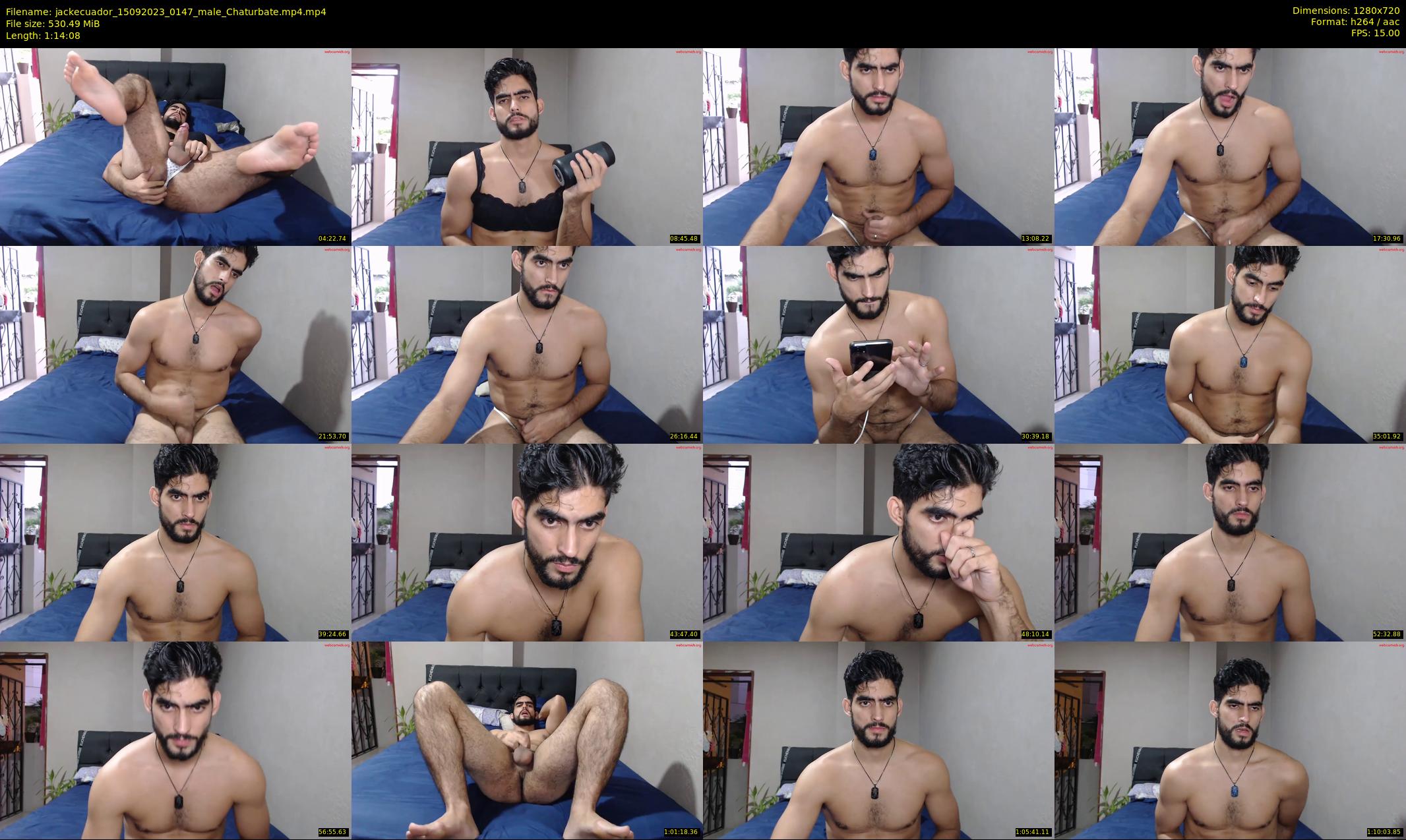 jackecuador — 75 minute Chaturbate male cam show recording, 720p, Sep 15, 2023