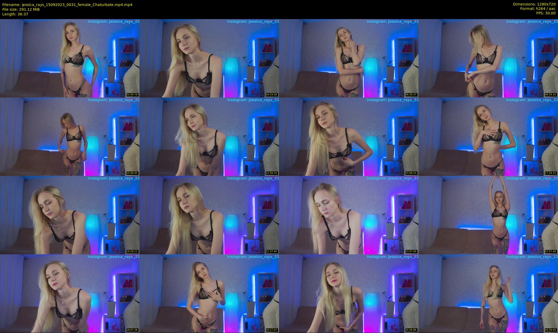jessica_rays — 37 minute Chaturbate couple cam show recording, 720p, Sep 15, 2023