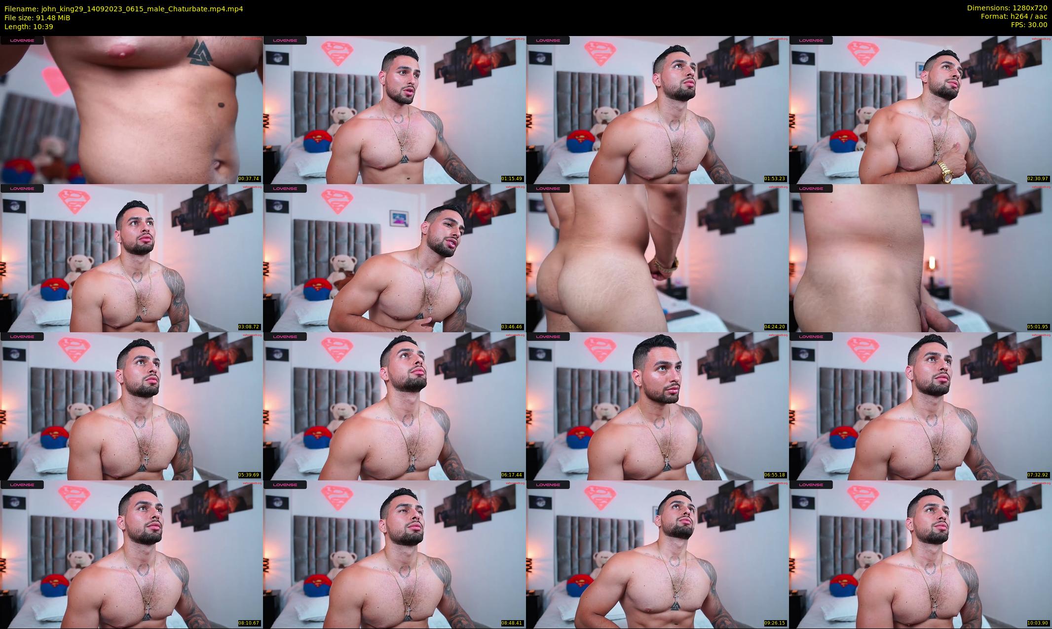 john_king29 — 11 minute Chaturbate male cam show recording, 720p, Sep 14, 2023