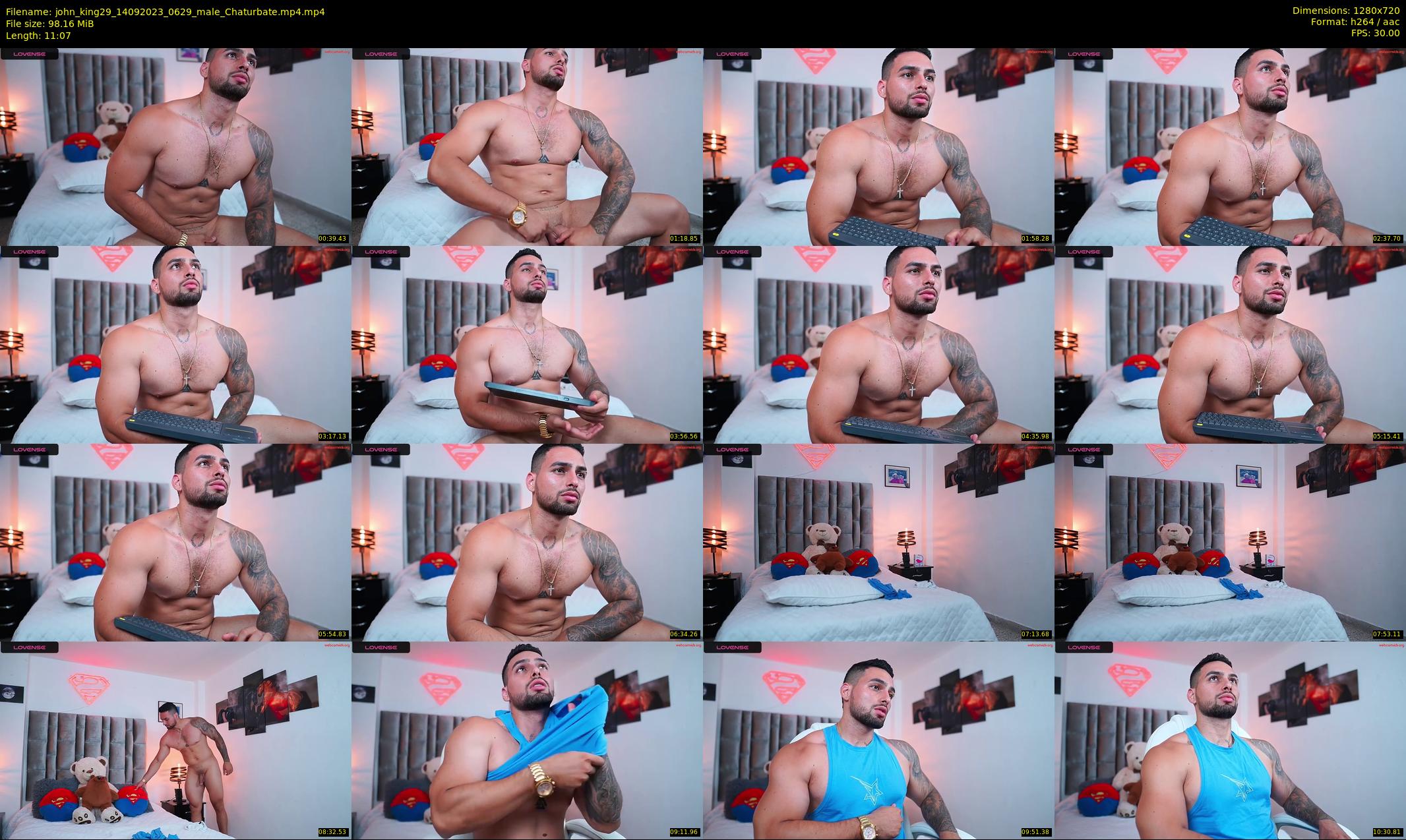 john_king29 — 12 minute Chaturbate male cam show recording, 720p, Sep 14, 2023