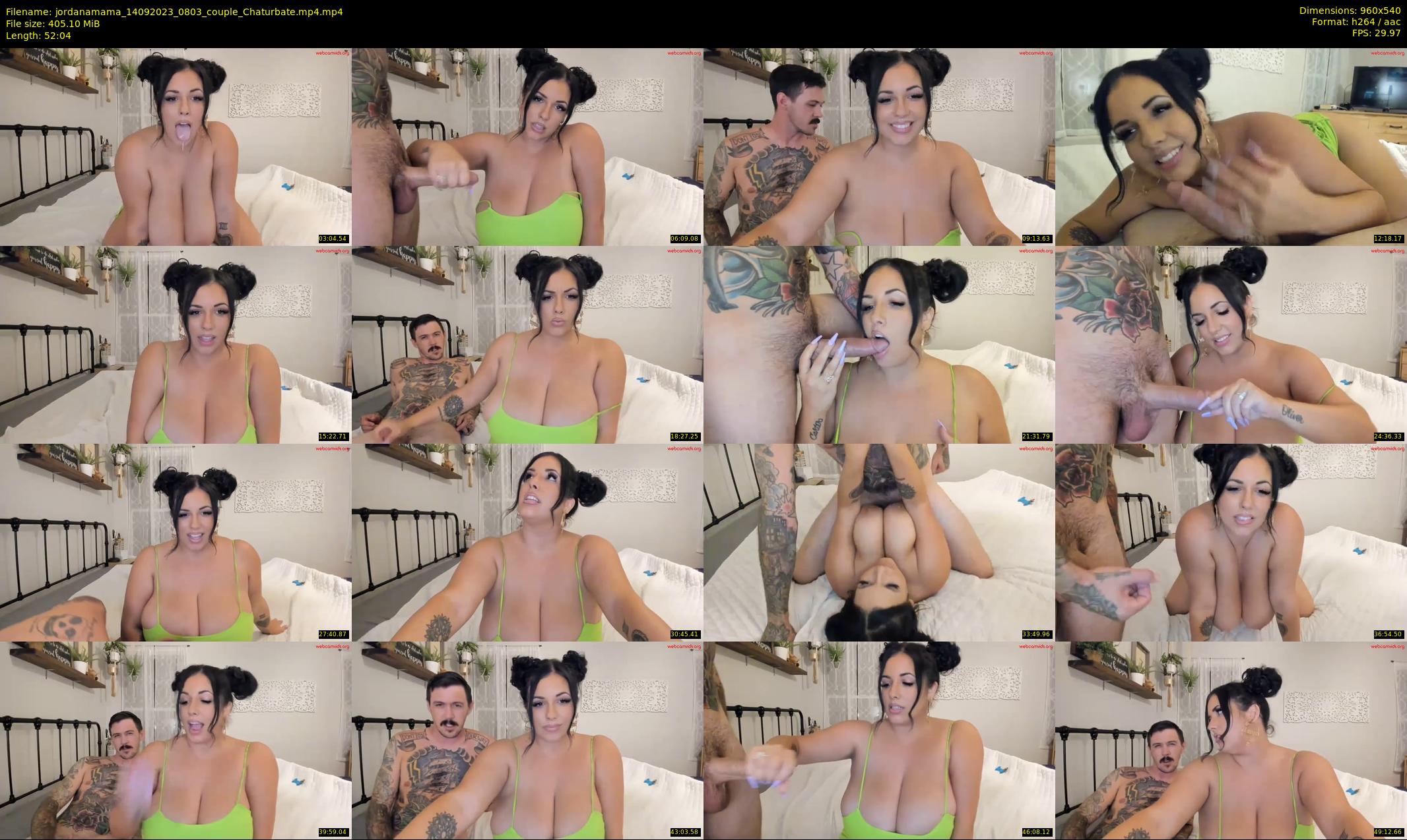 jordanamama — 53 minute Chaturbate couple cam show recording, 480p, Sep 14, 2023