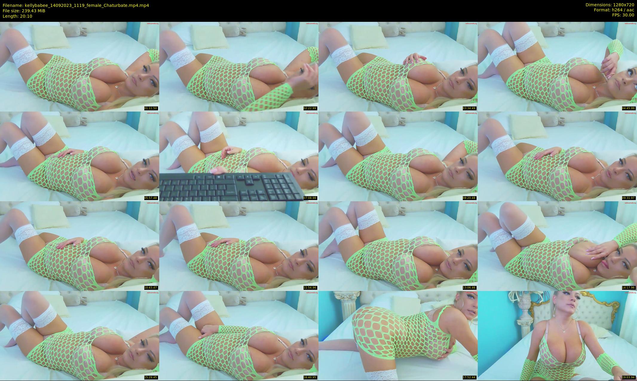 kellybabee — 21 minute Chaturbate female cam show recording, 720p, Sep 14, 2023