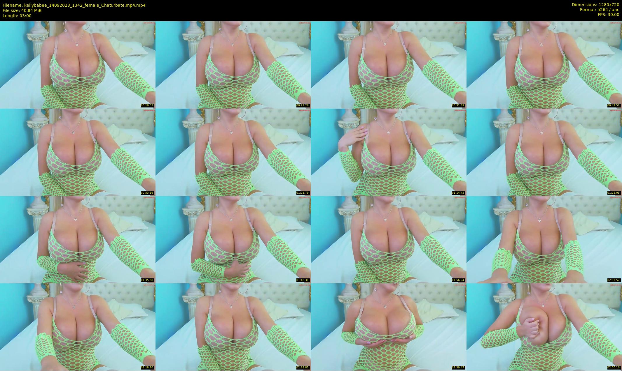 kellybabee — 3 minute Chaturbate female cam show recording, 720p, Sep 14, 2023
