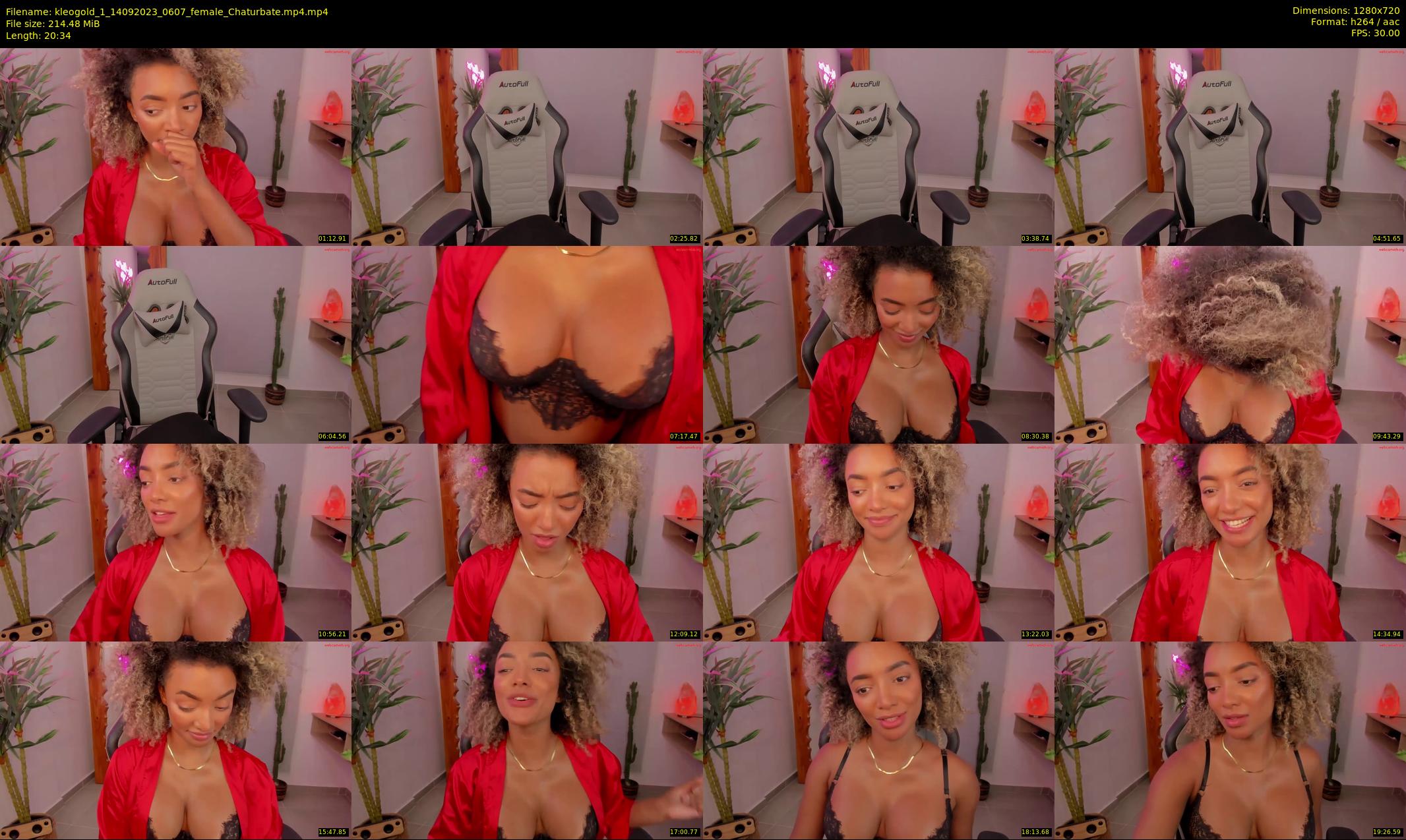 kleogold_1 — 21 minute Chaturbate female cam show recording, 720p, Sep 14, 2023