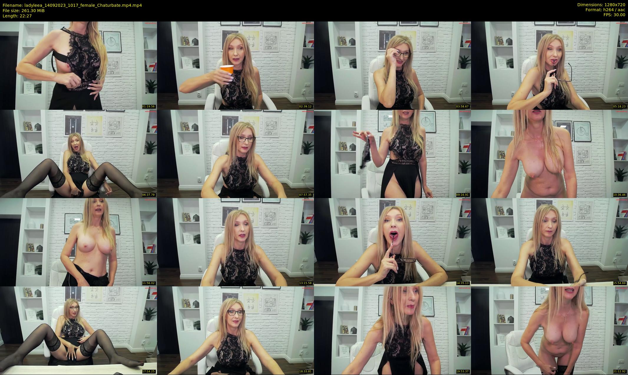 ladyleea — 23 minute Chaturbate female cam show recording, 720p, Sep 14, 2023