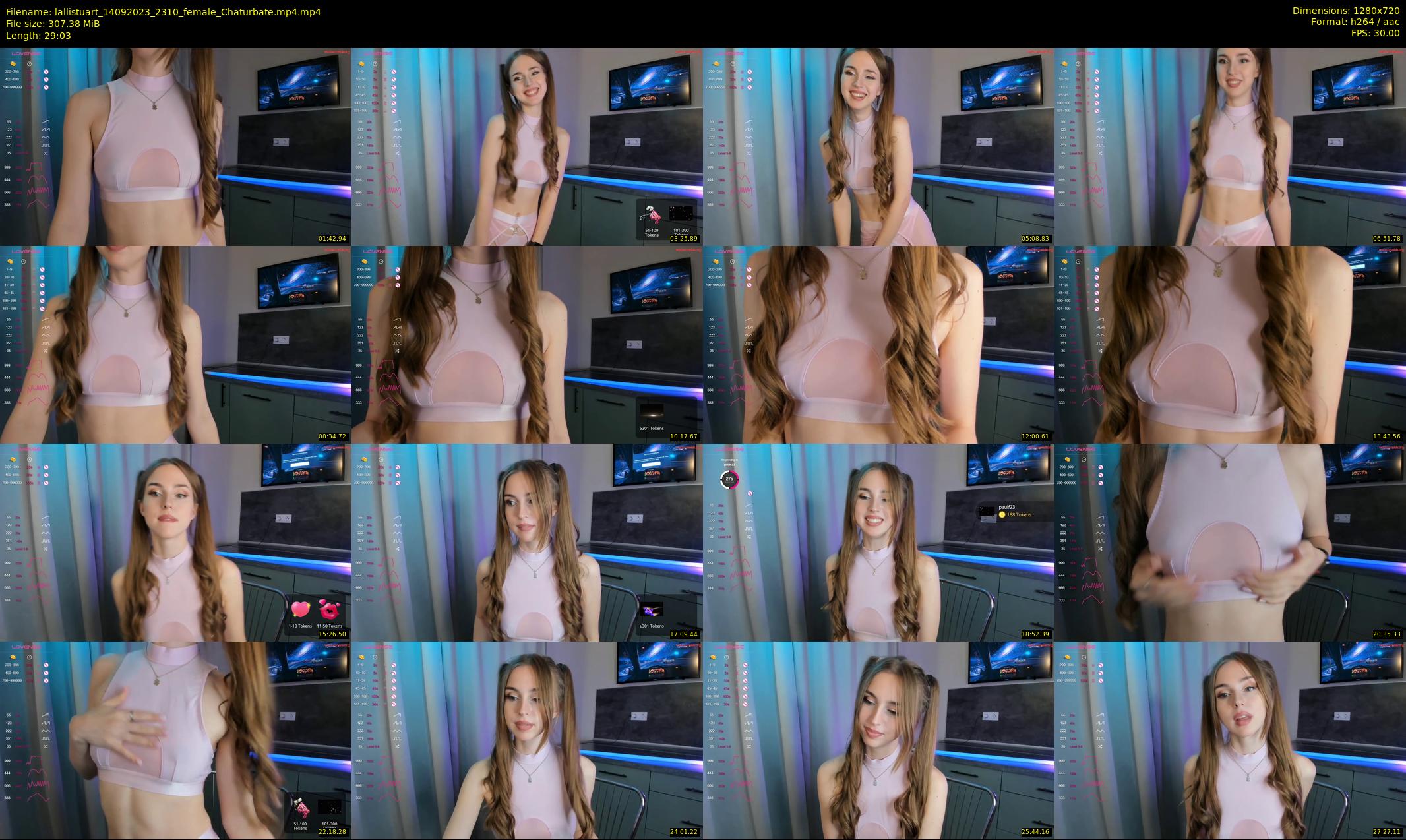 lallistuart — 30 minute Chaturbate female cam show recording, 720p, Sep 14, 2023