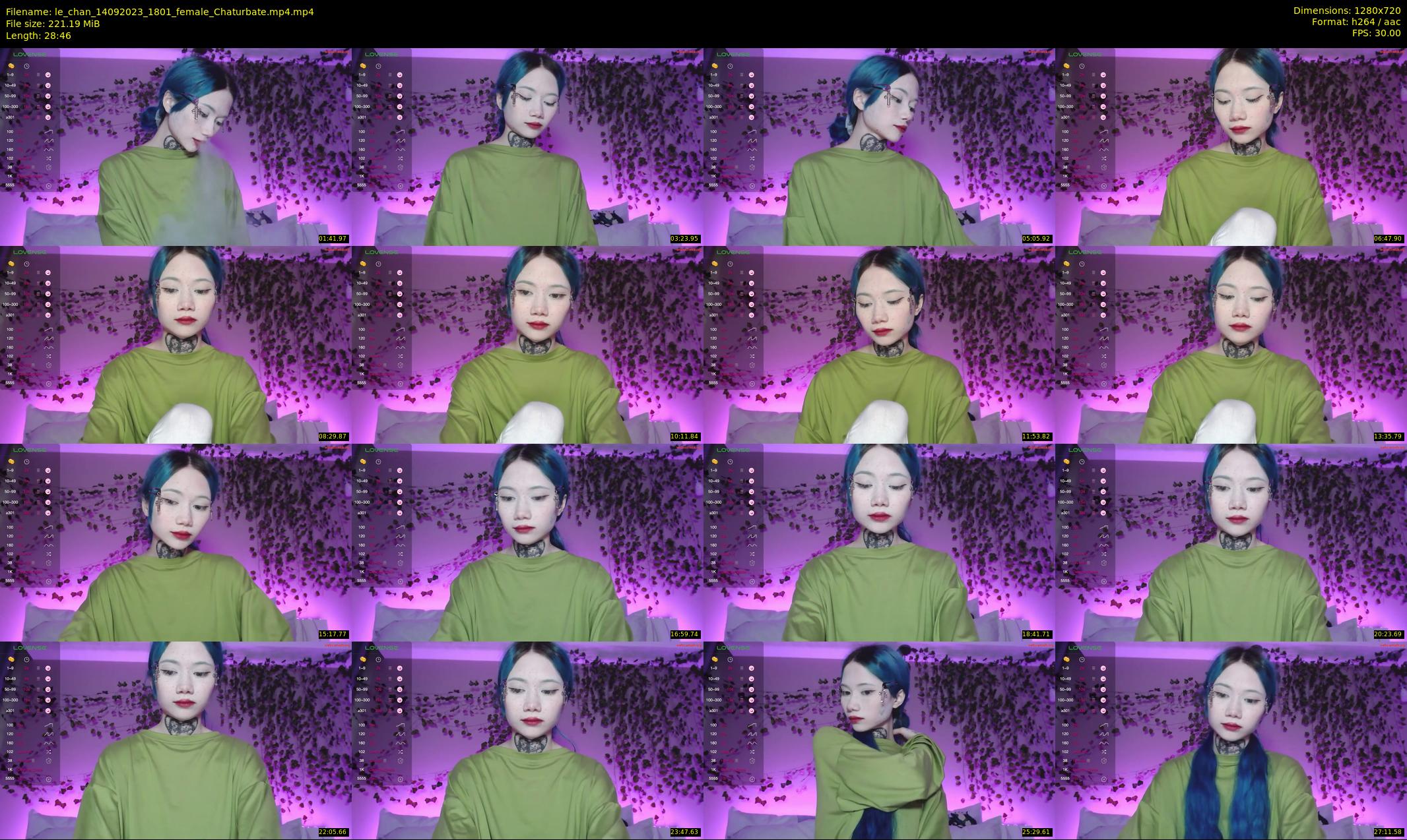 le_chan — 29 minute Chaturbate female cam show recording, 720p, Sep 14, 2023