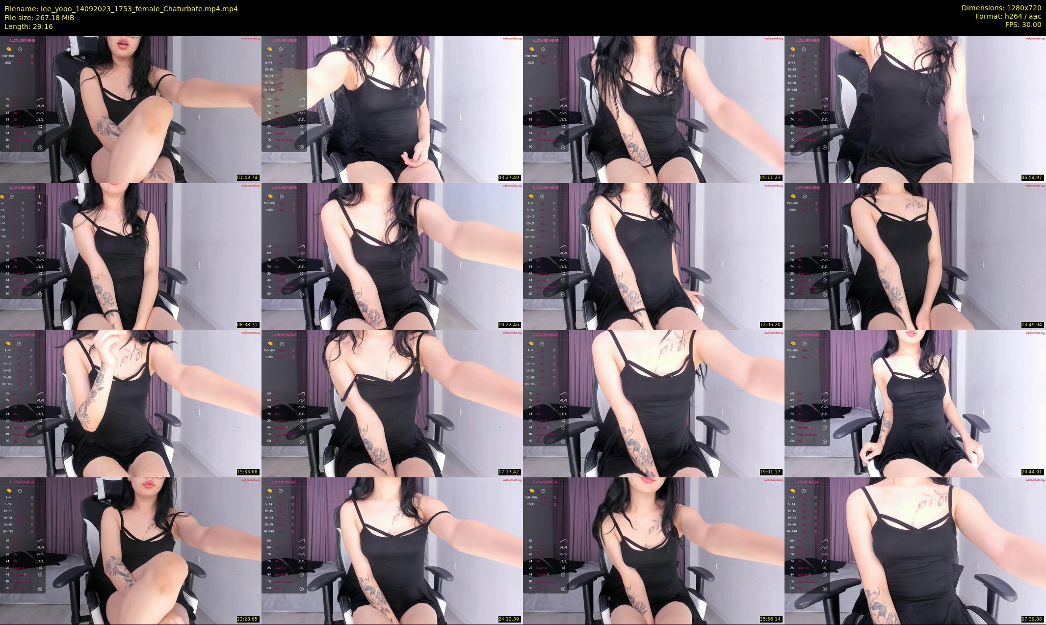 lee_yooo — 30 minute Chaturbate female cam show recording, 720p, Sep 14, 2023