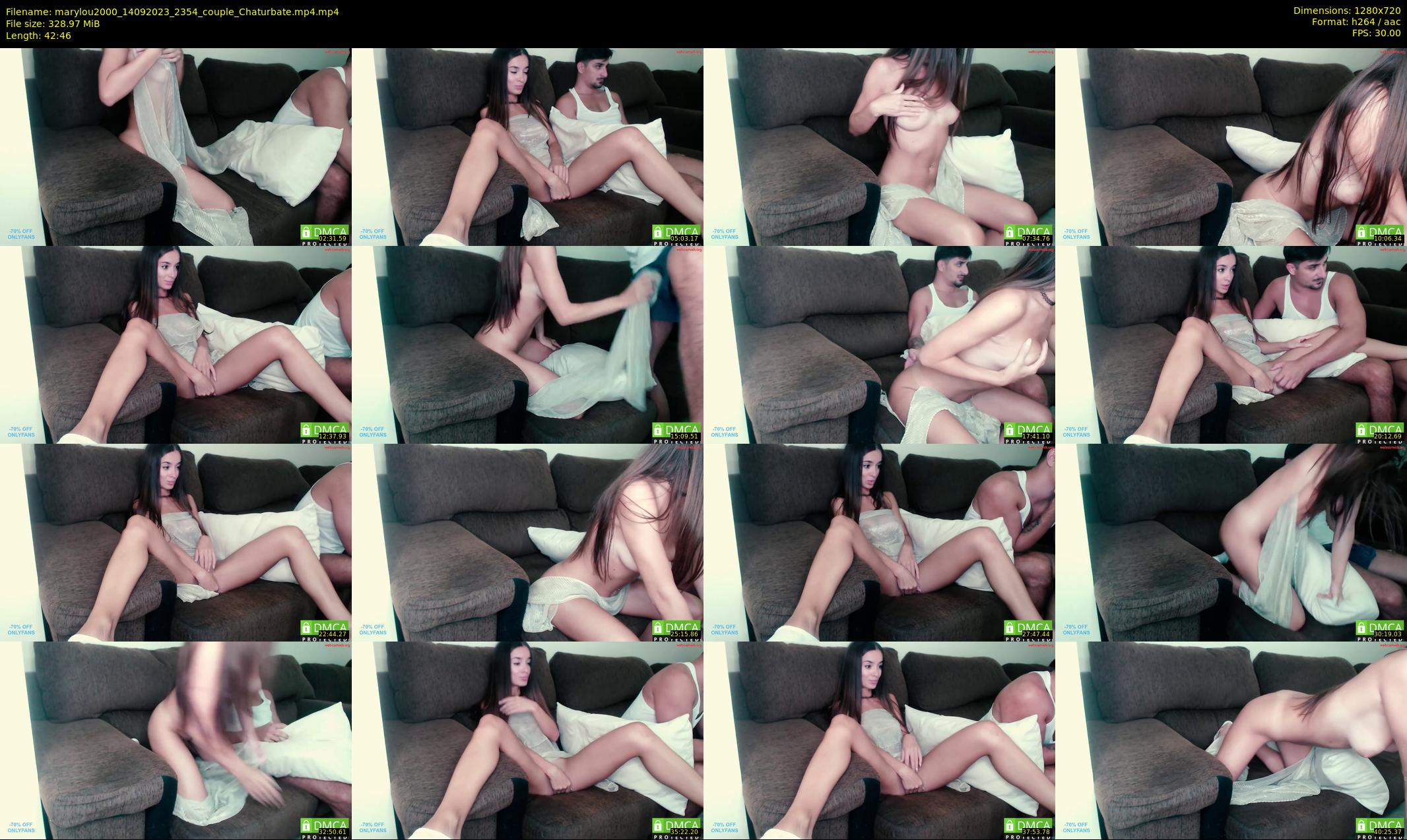 marylou2000 — 43 minute Chaturbate couple cam show recording, 720p, Sep 14, 2023