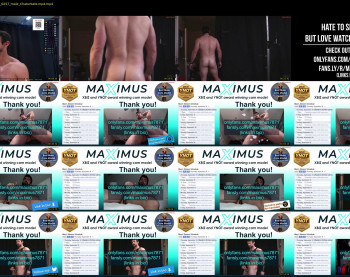 maximus_787 — 3 minute Chaturbate male cam show recording, 720p, Sep 15, 2023