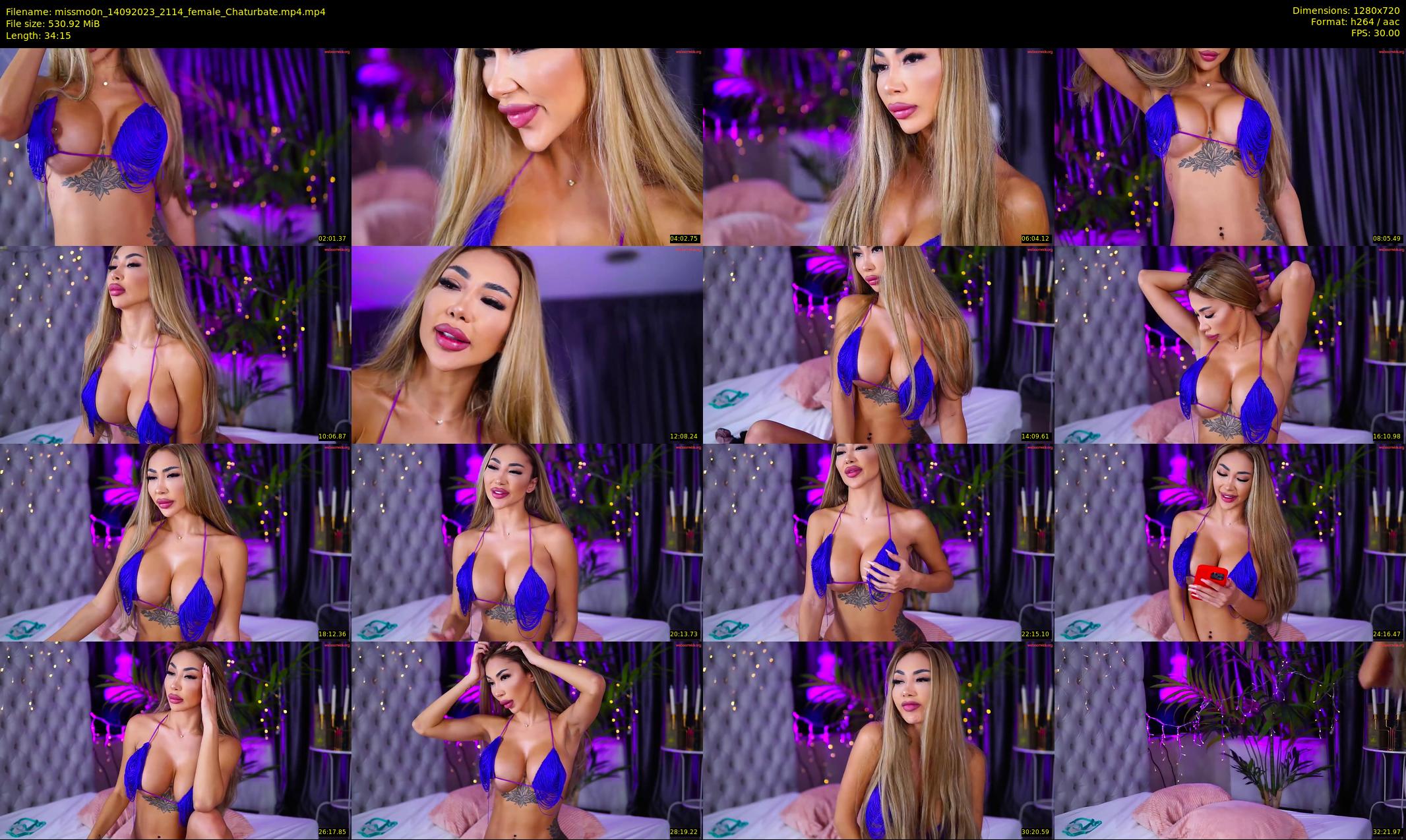 missmo0n — 35 minute Chaturbate female cam show recording, 720p, Sep 14, 2023