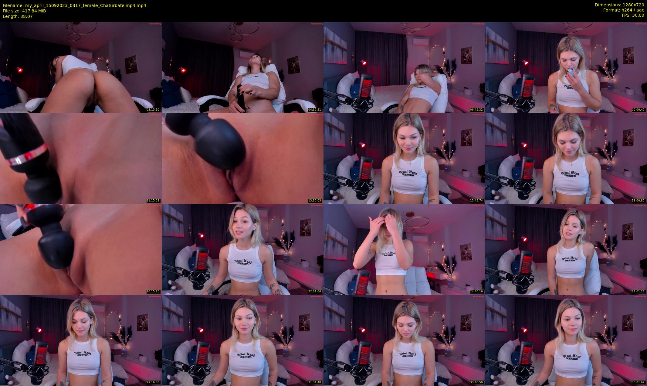 my_april — 39 minute Chaturbate female cam show recording, 720p, Sep 15, 2023