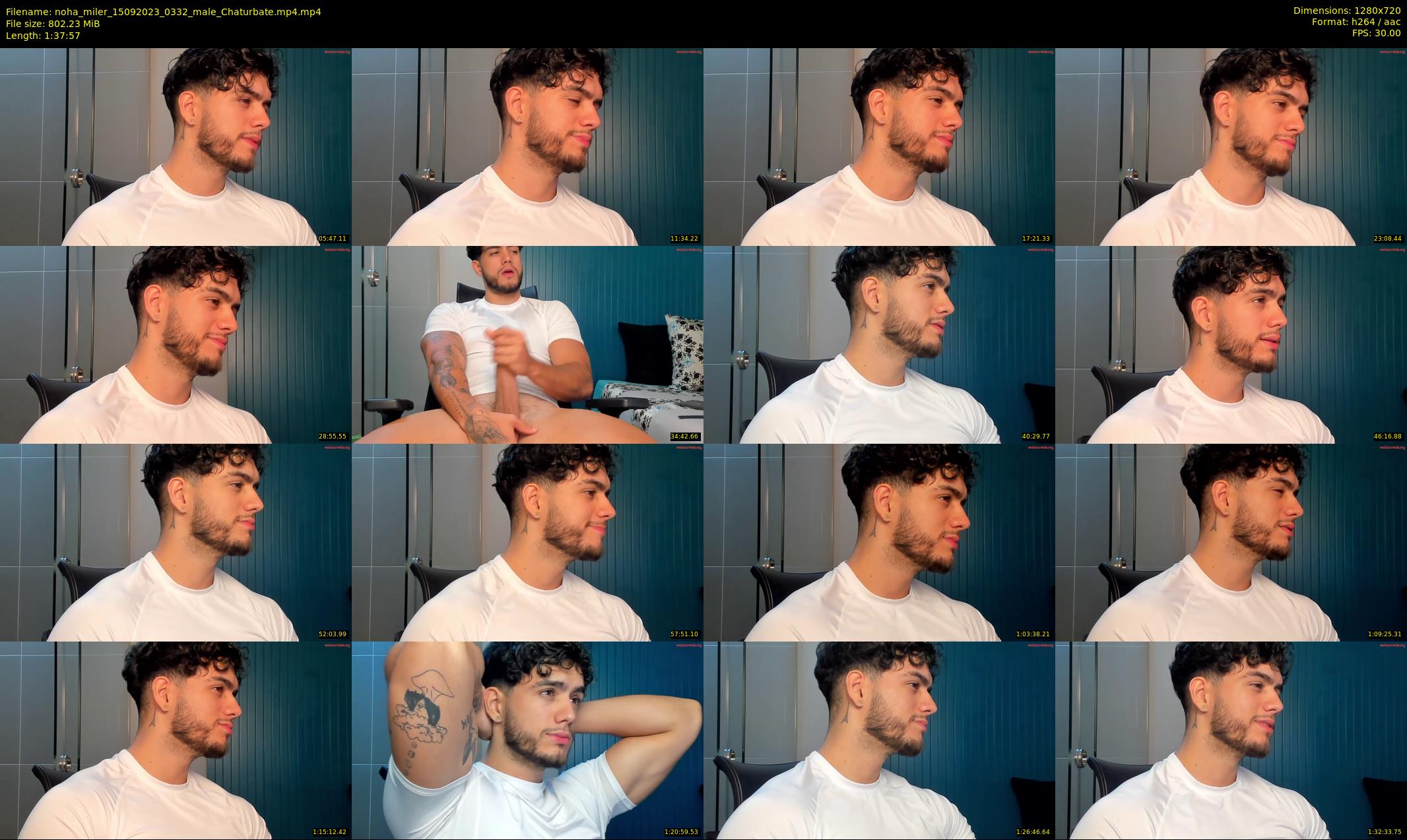 noha_miler — 98 minute Chaturbate male cam show recording, 720p, Sep 15, 2023