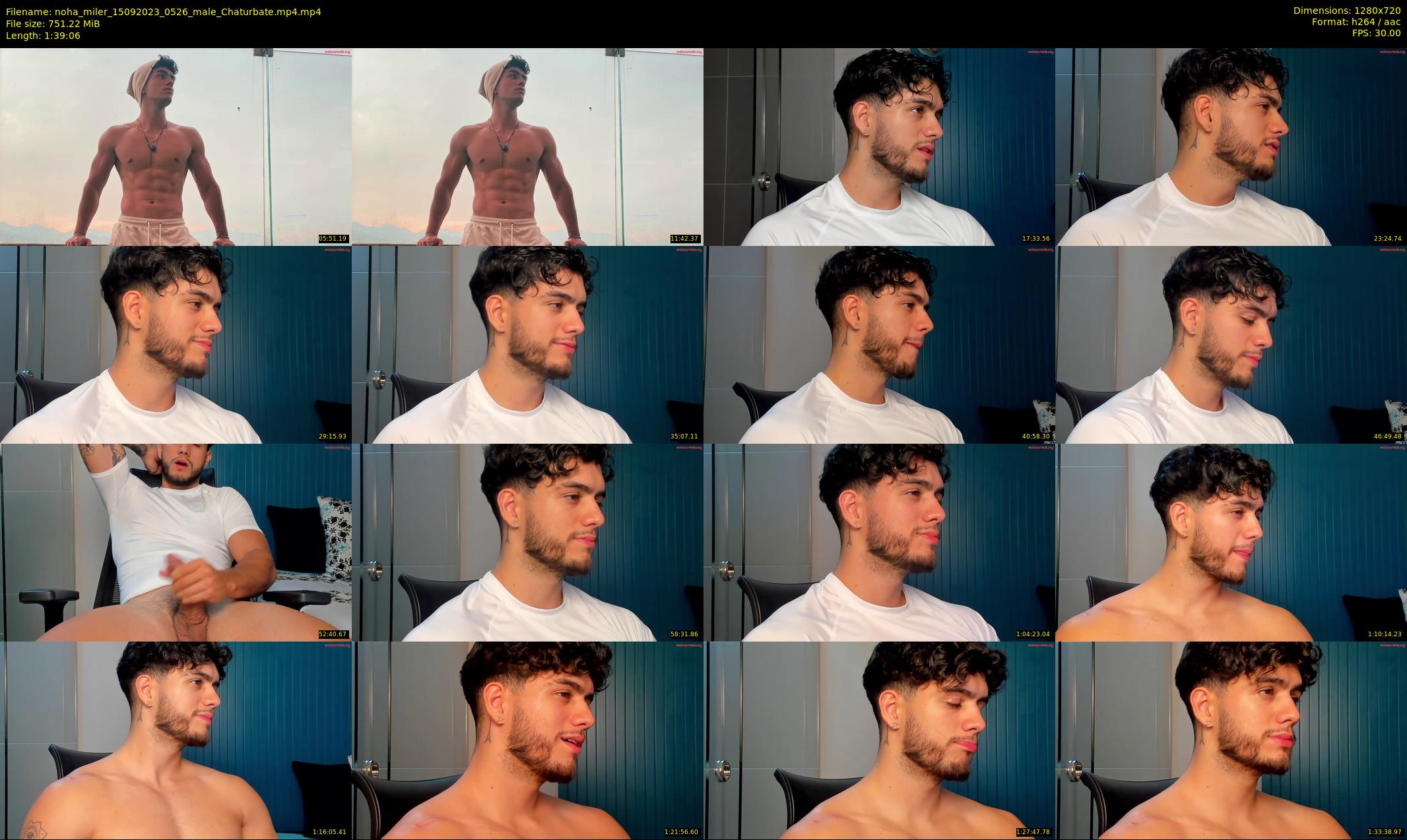 noha_miler — 100 minute Chaturbate male cam show recording, 720p, Sep 15, 2023