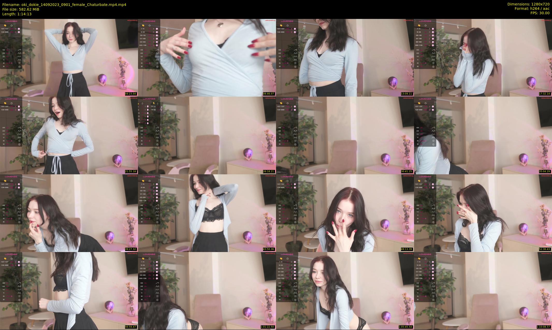 oki_dokie — 75 minute Chaturbate female cam show recording, 720p, Sep 14, 2023