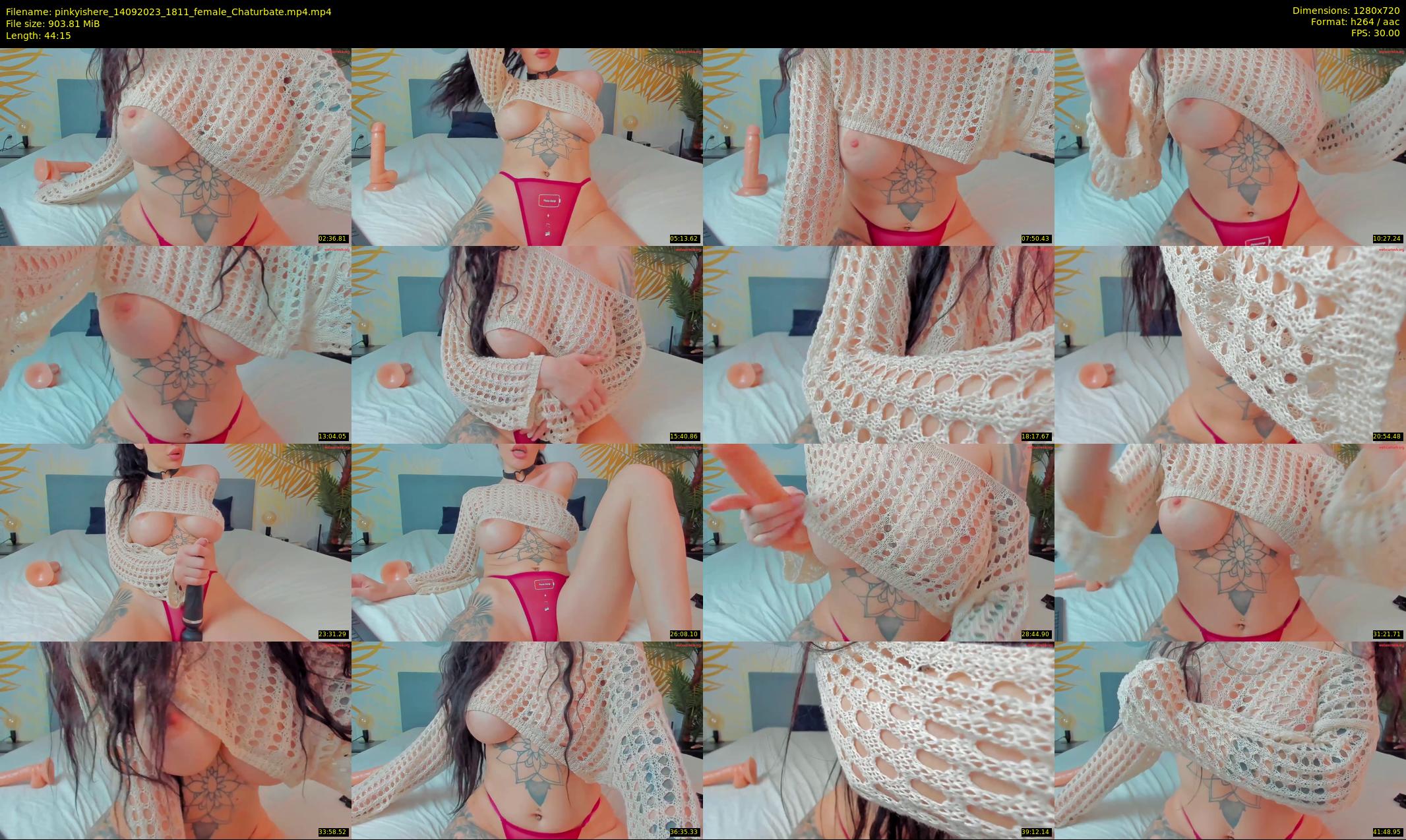 pinkyishere — 45 minute Chaturbate female cam show recording, 720p, Sep 14, 2023