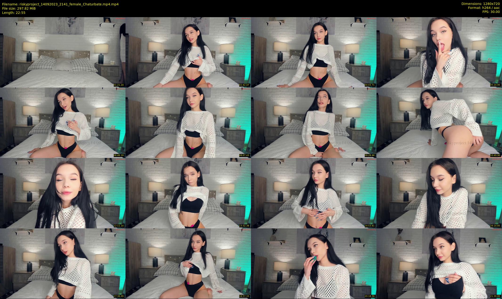 riskyproject — 23 minute Chaturbate couple cam show recording, 720p, Sep 14, 2023