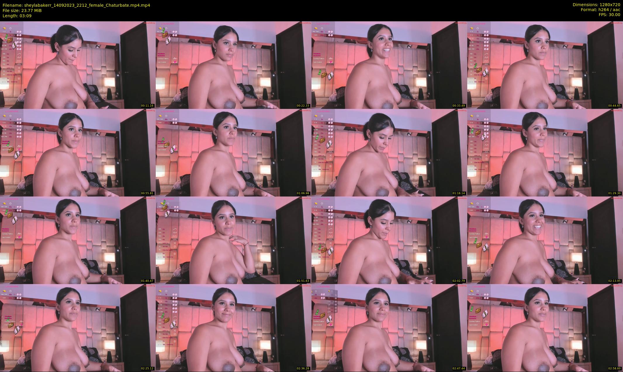 sheylabakerr — 4 minute Chaturbate female cam show recording, 720p, Sep 14, 2023