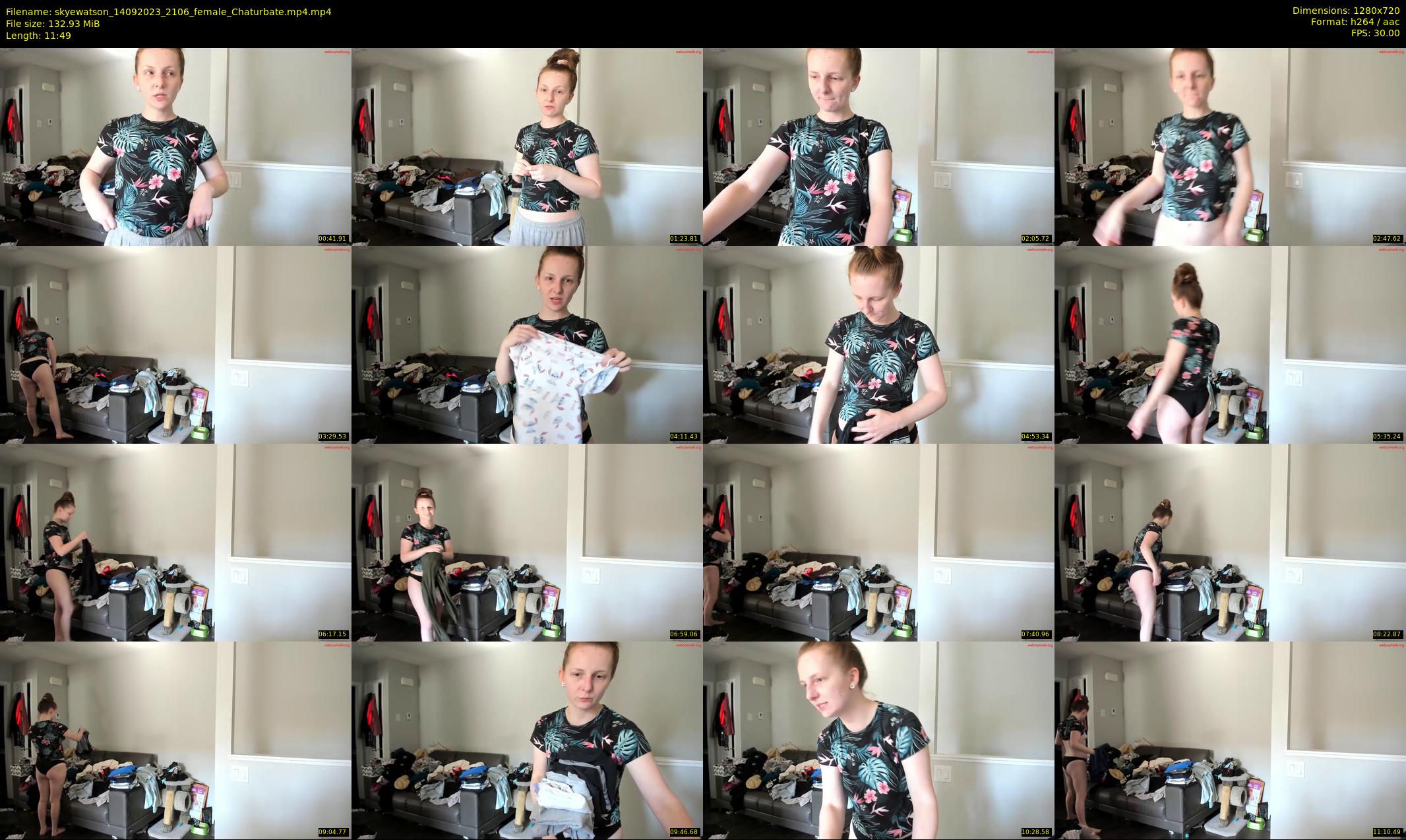skyewatson — 12 minute Chaturbate female cam show recording, 720p, Sep 14, 2023