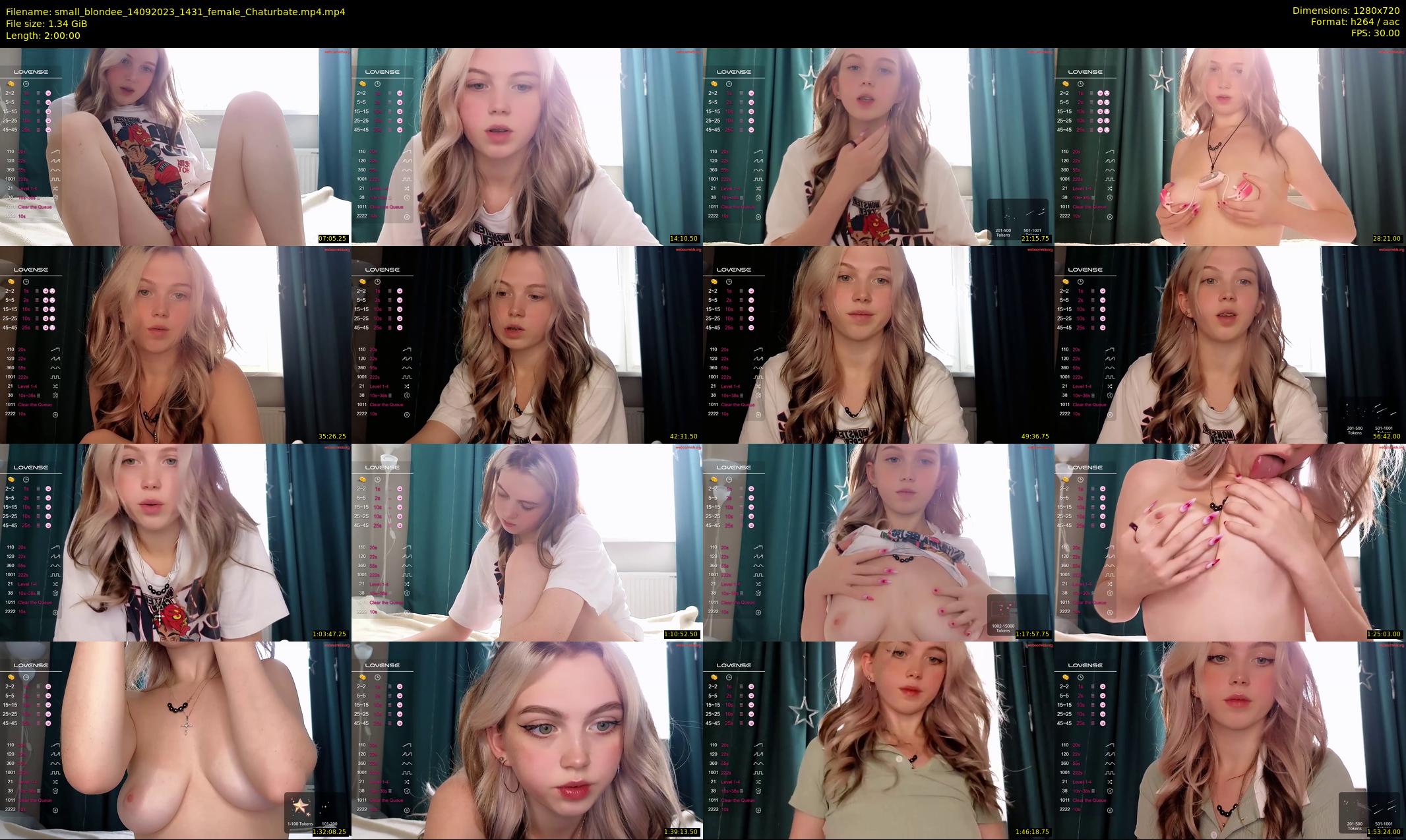 small_blondee — 120 minute Chaturbate female cam show recording, 720p, Sep 14, 2023