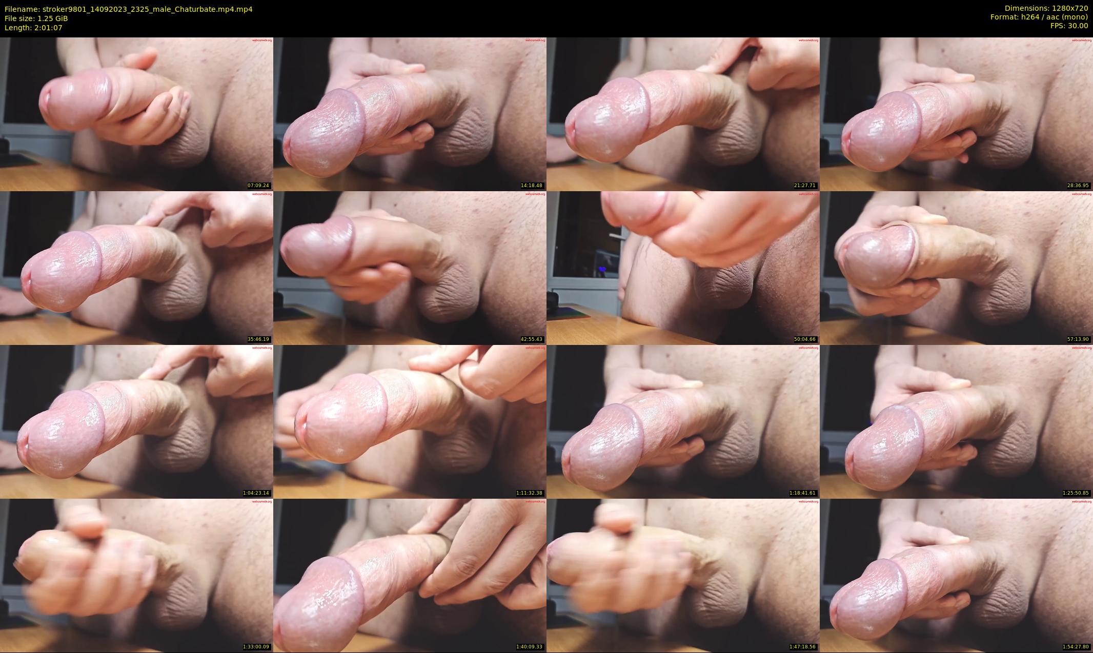 stroker9801 — 122 minute Chaturbate male cam show recording, 720p, Sep 14, 2023