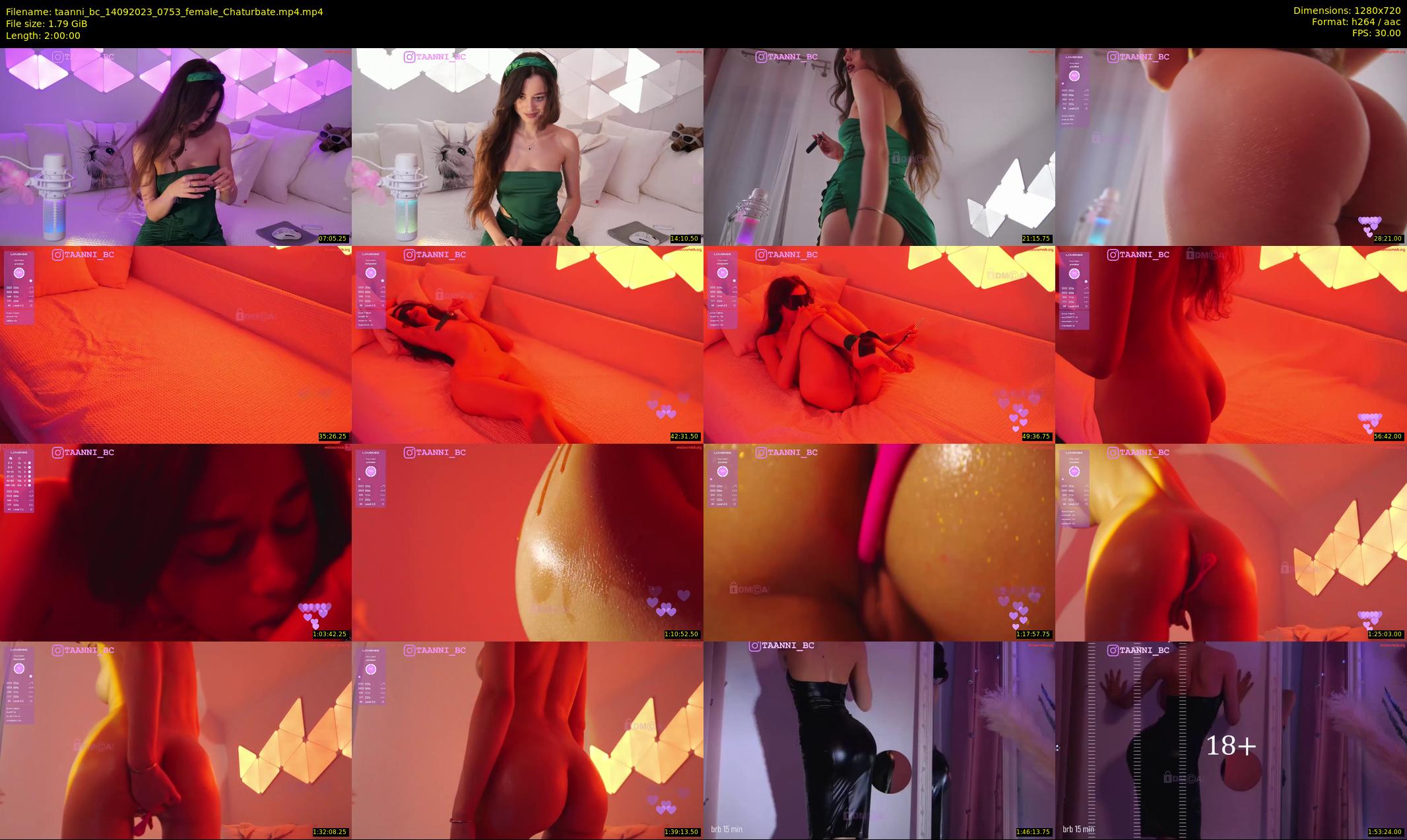 taanni_bc — 120 minute Chaturbate female cam show recording, 720p, Sep 14, 2023