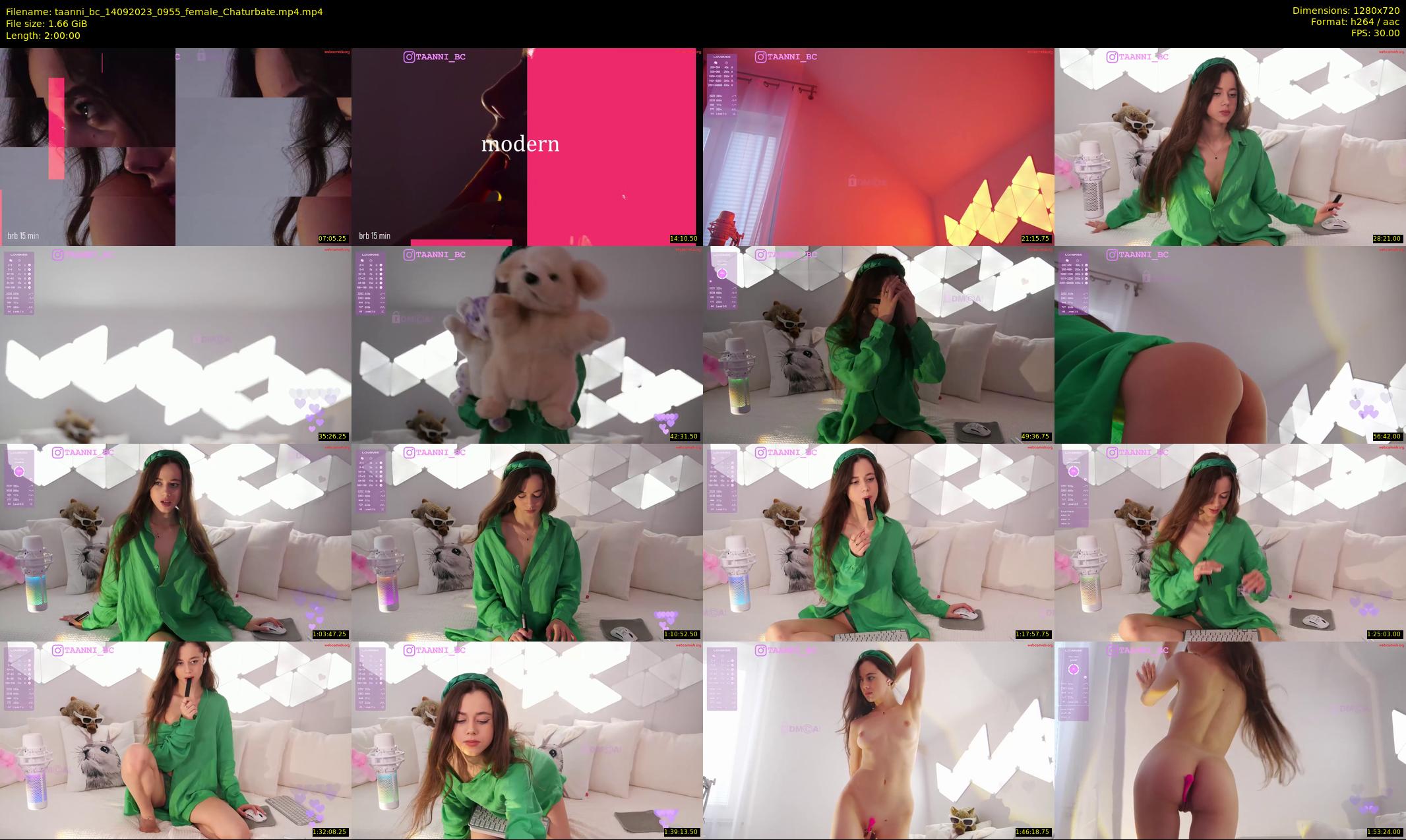 taanni_bc — 120 minute Chaturbate female cam show recording, 720p, Sep 14, 2023