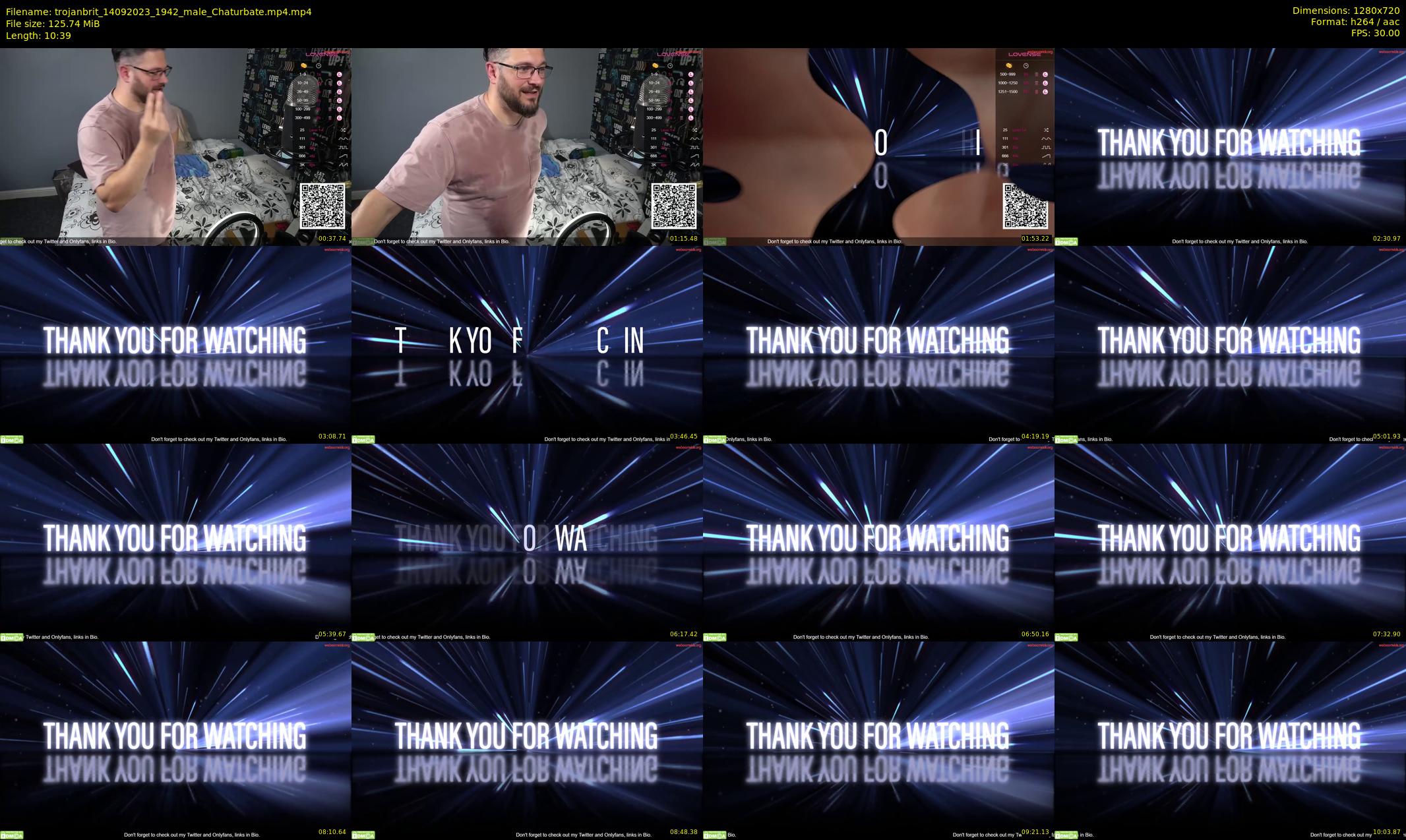 trojanbrit — 11 minute Chaturbate male cam show recording, 720p, Sep 14, 2023