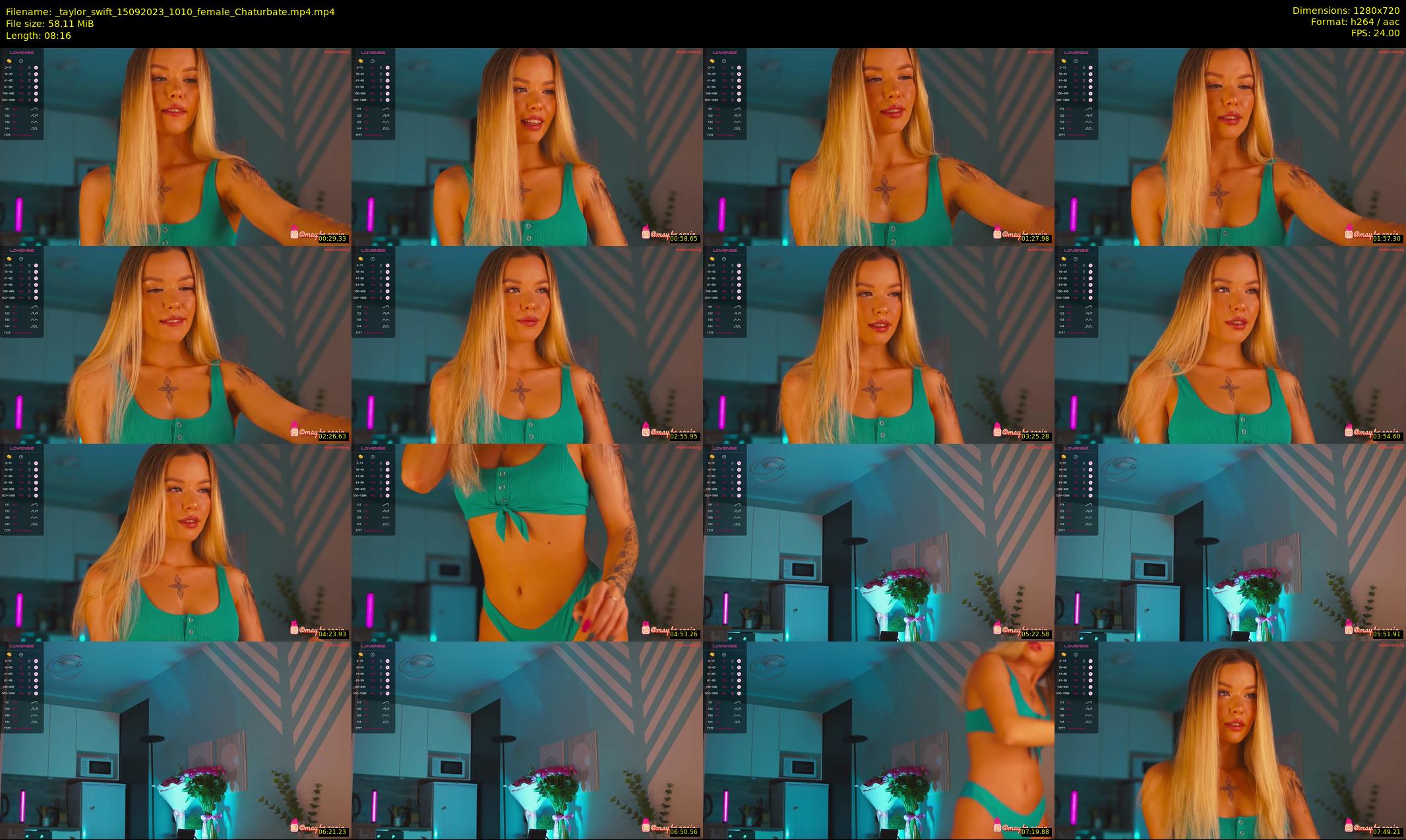 _taylor_swift — 9 minute Chaturbate female cam show recording, 720p, Sep 15, 2023