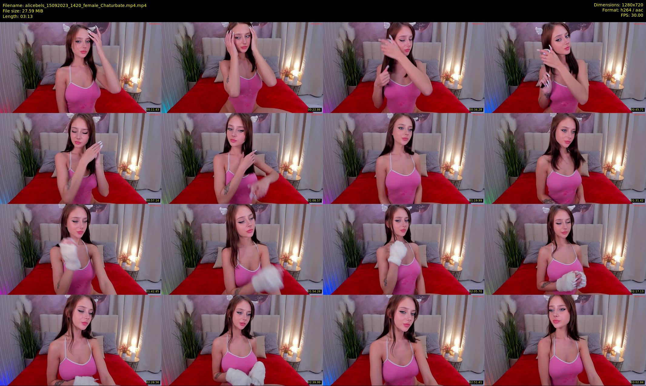 alicebels — 4 minute Chaturbate female cam show recording, 720p, Sep 15, 2023