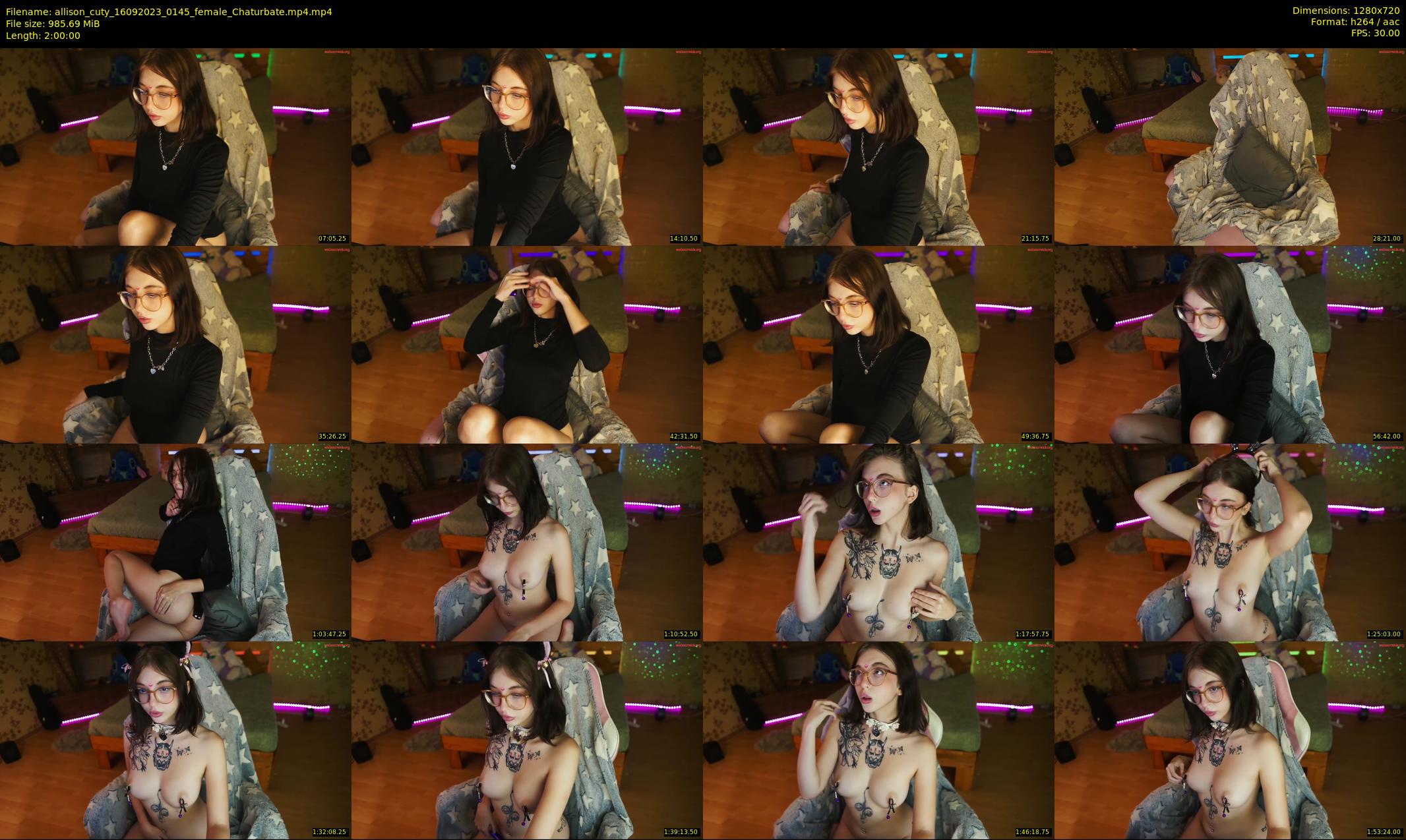 allison_cuty — 120 minute Chaturbate female cam show recording, 720p, Sep 16, 2023