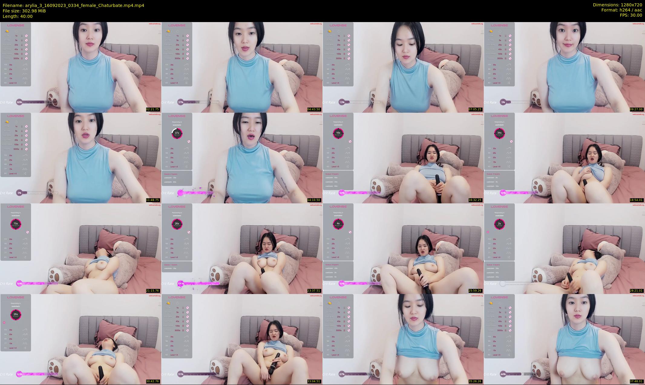 arylia_3 — 40 minute Chaturbate female cam show recording, 720p, Sep 16, 2023