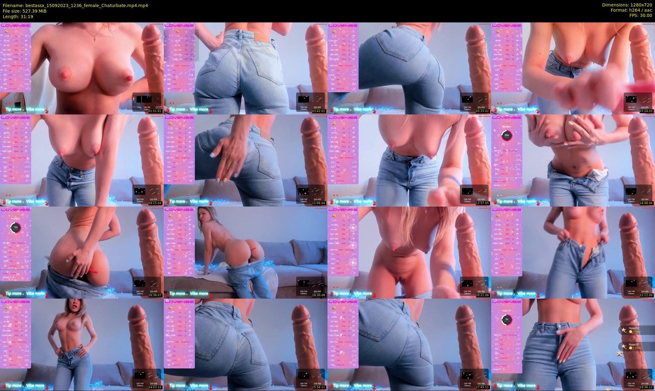 bestassx — 32 minute Chaturbate female cam show recording, 720p, Sep 15, 2023