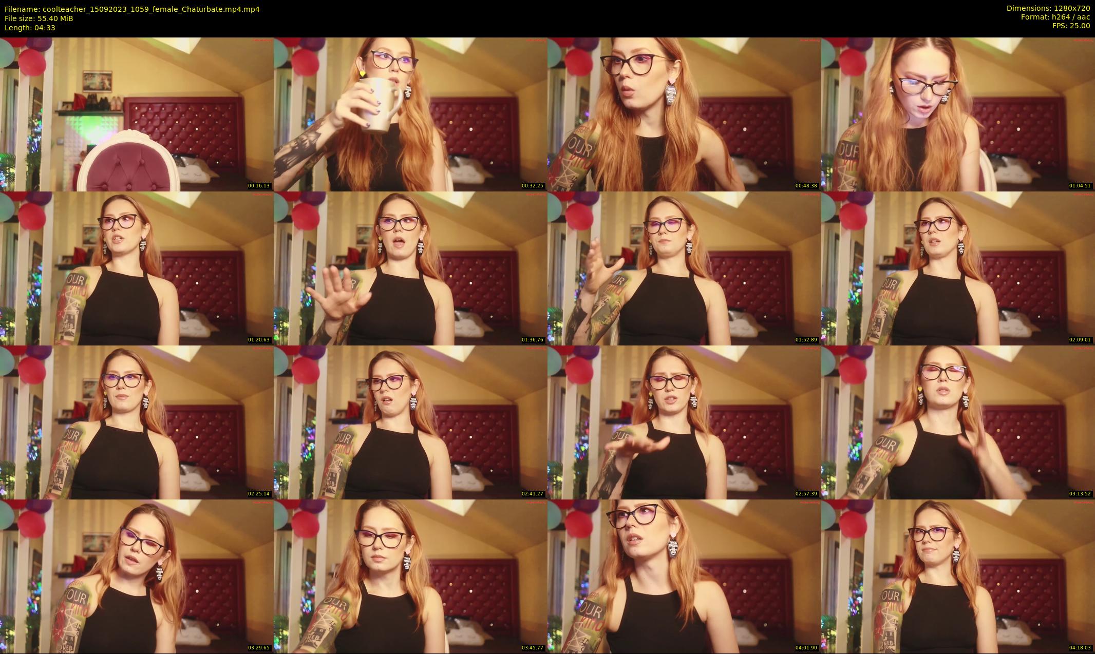 coolteacher — 5 minute Chaturbate female cam show recording, 720p, Sep 15, 2023