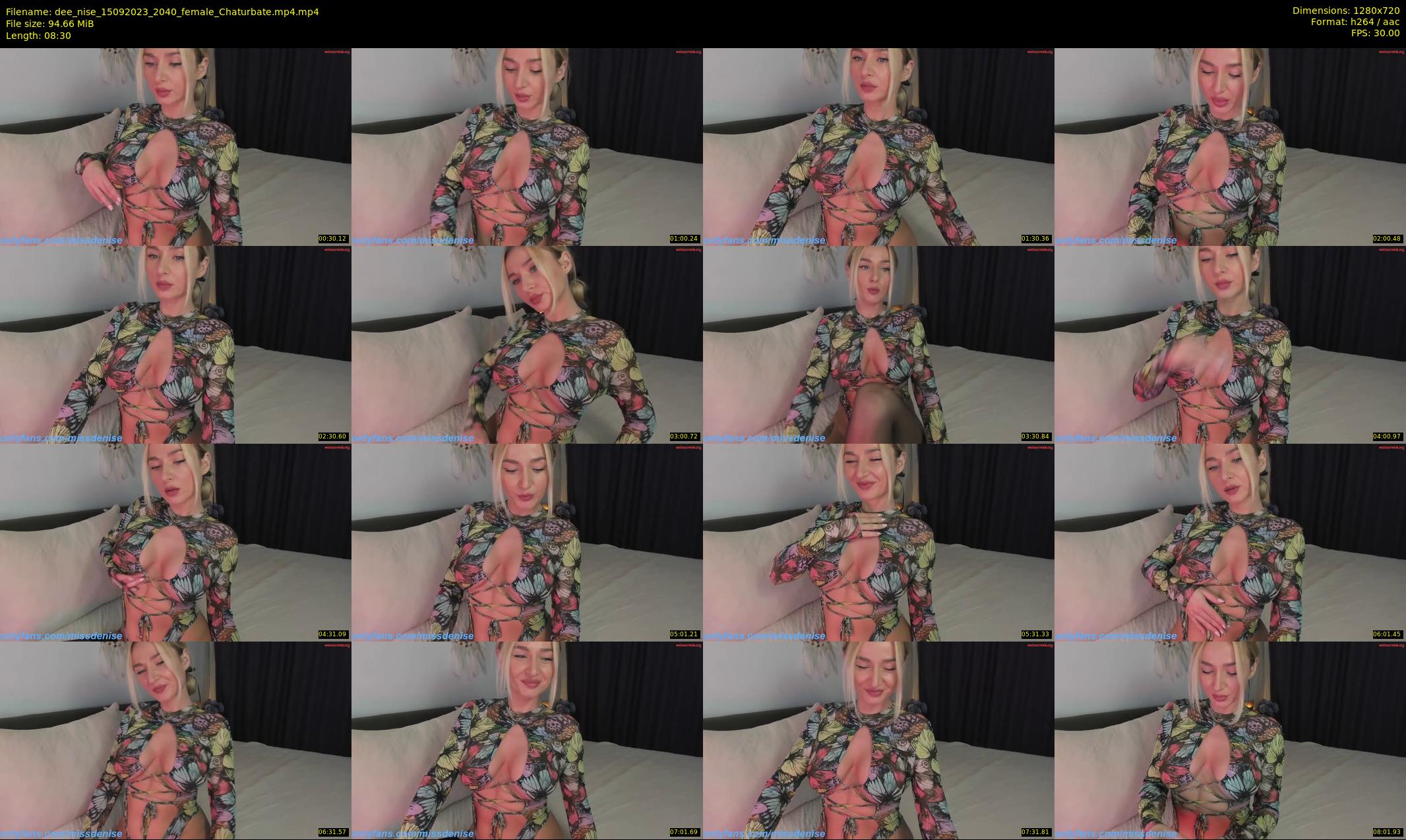 dee_nise — 9 minute Chaturbate female cam show recording, 720p, Sep 15, 2023