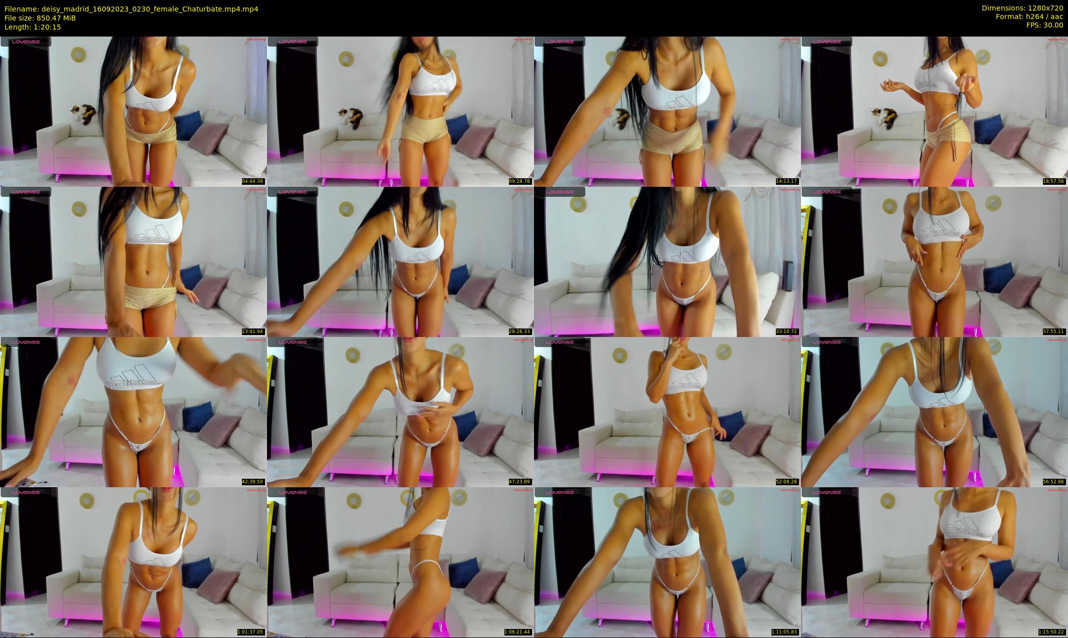 deisy_madrid — 81 minute Chaturbate female cam show recording, 720p, Sep 16, 2023