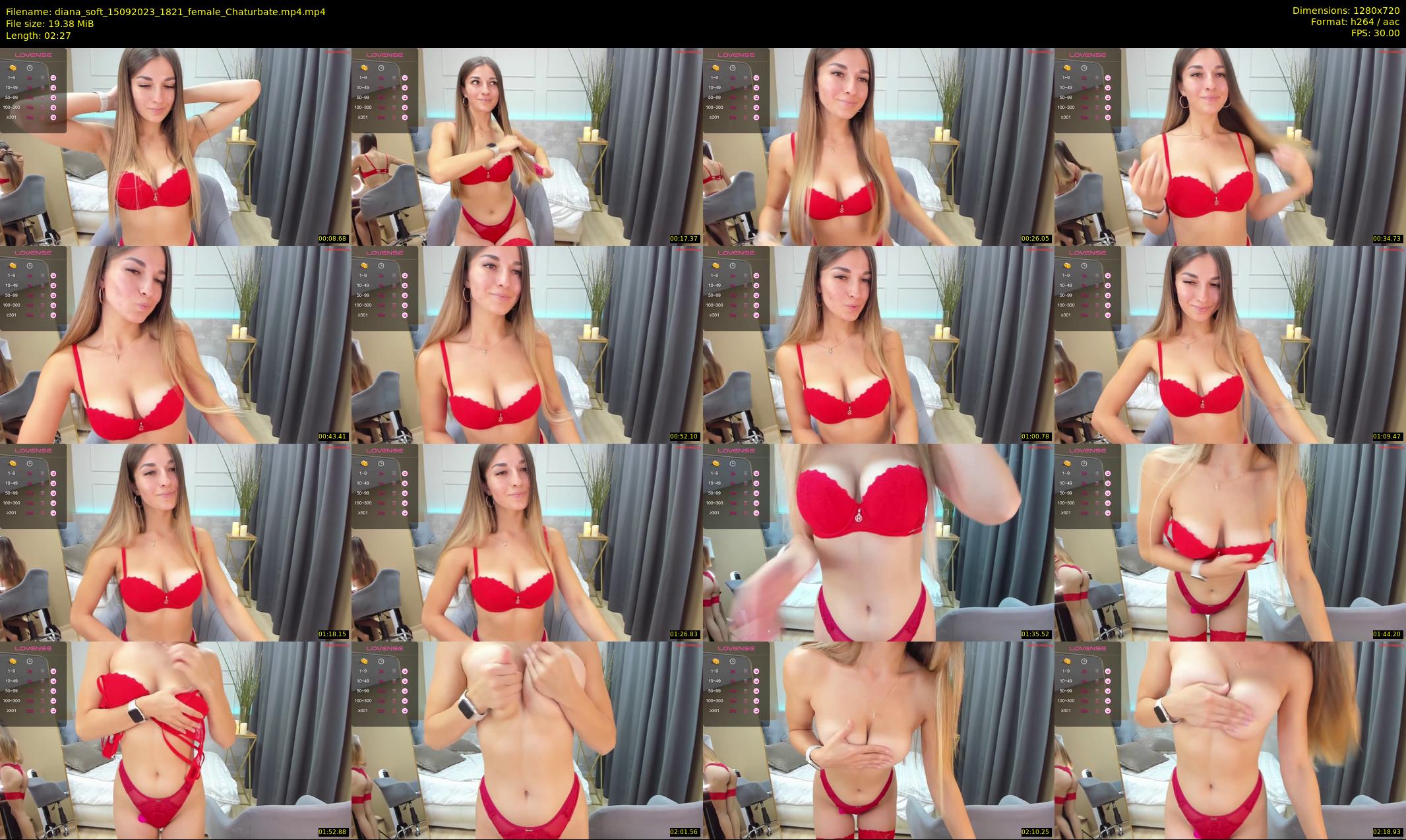 diana_soft — 3 minute Chaturbate female cam show recording, 720p, Sep 15, 2023