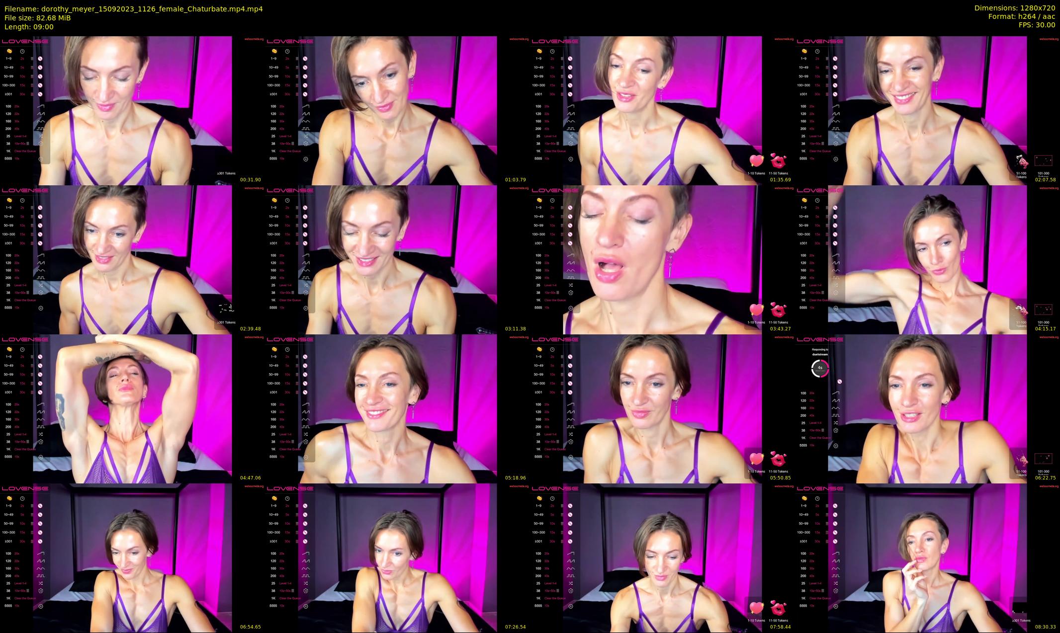 dorothy_meyer — 9 minute Chaturbate female cam show recording, 720p, Sep 15, 2023