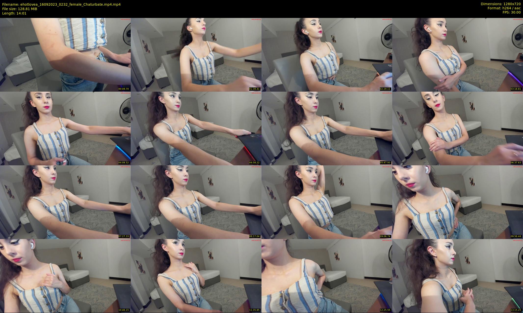 ehotlovea — 15 minute Chaturbate female cam show recording, 720p, Sep 16, 2023