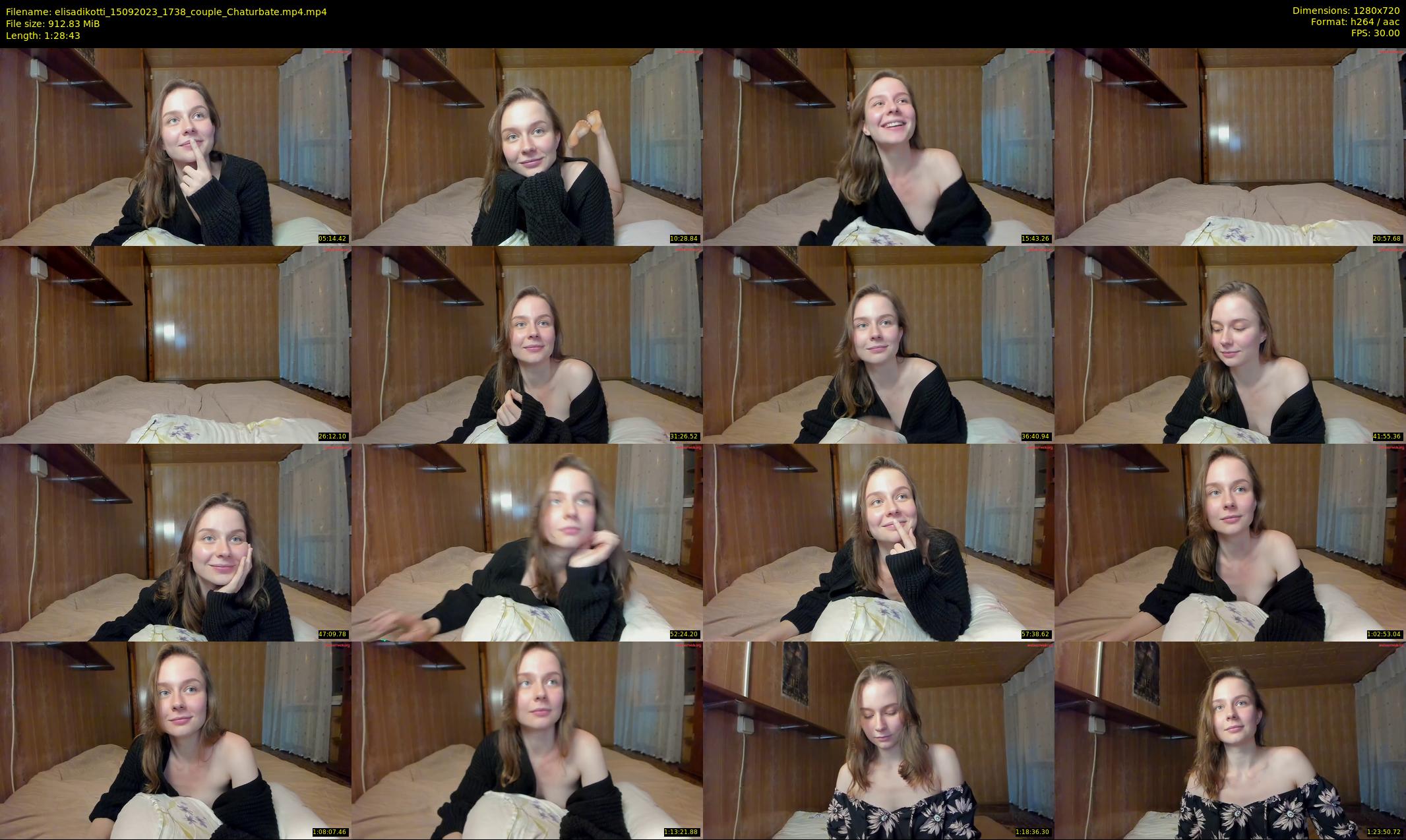 elisadikotti — 89 minute Chaturbate couple cam show recording, 720p, Sep 15, 2023