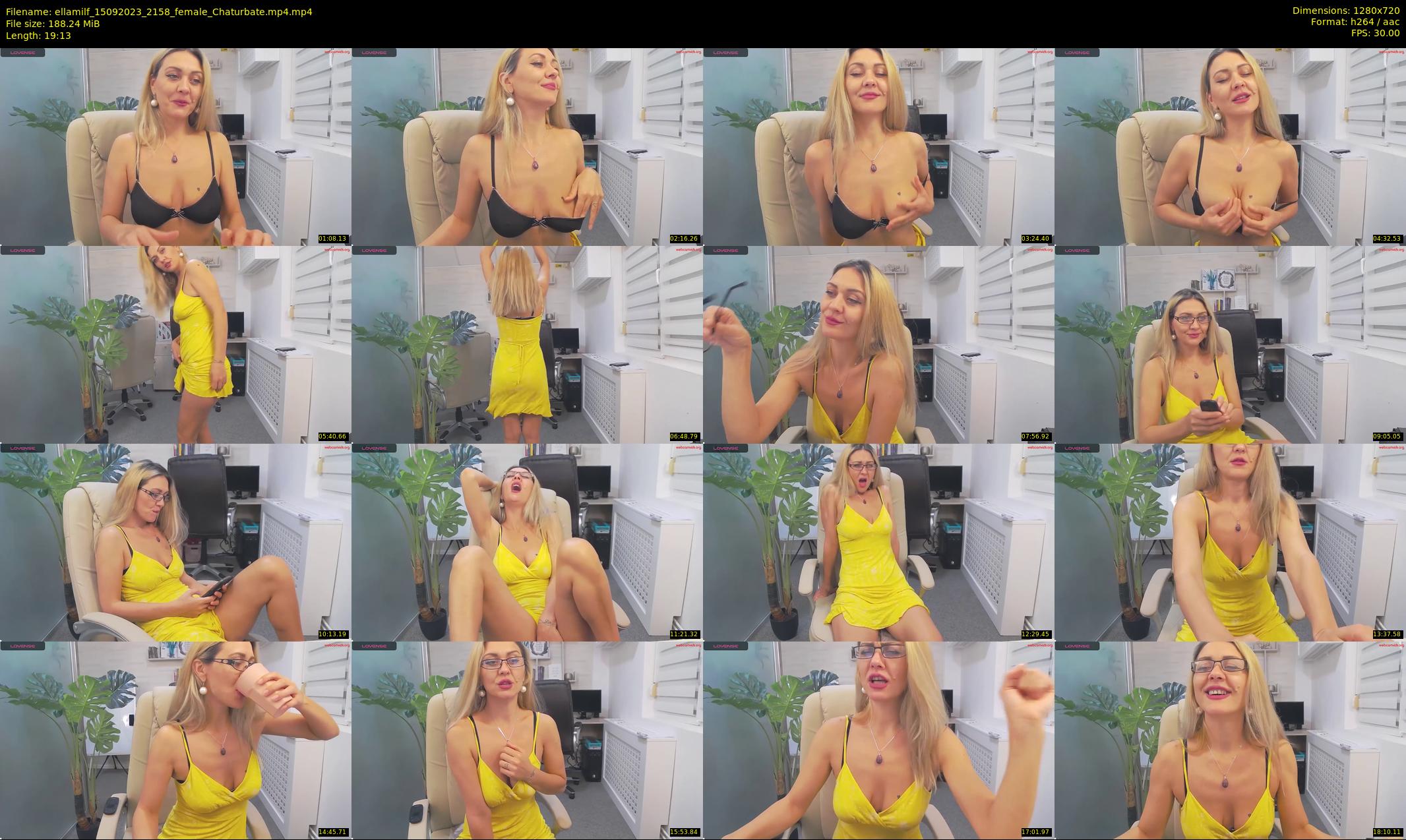 ellamilf — 20 minute Chaturbate female cam show recording, 720p, Sep 15, 2023