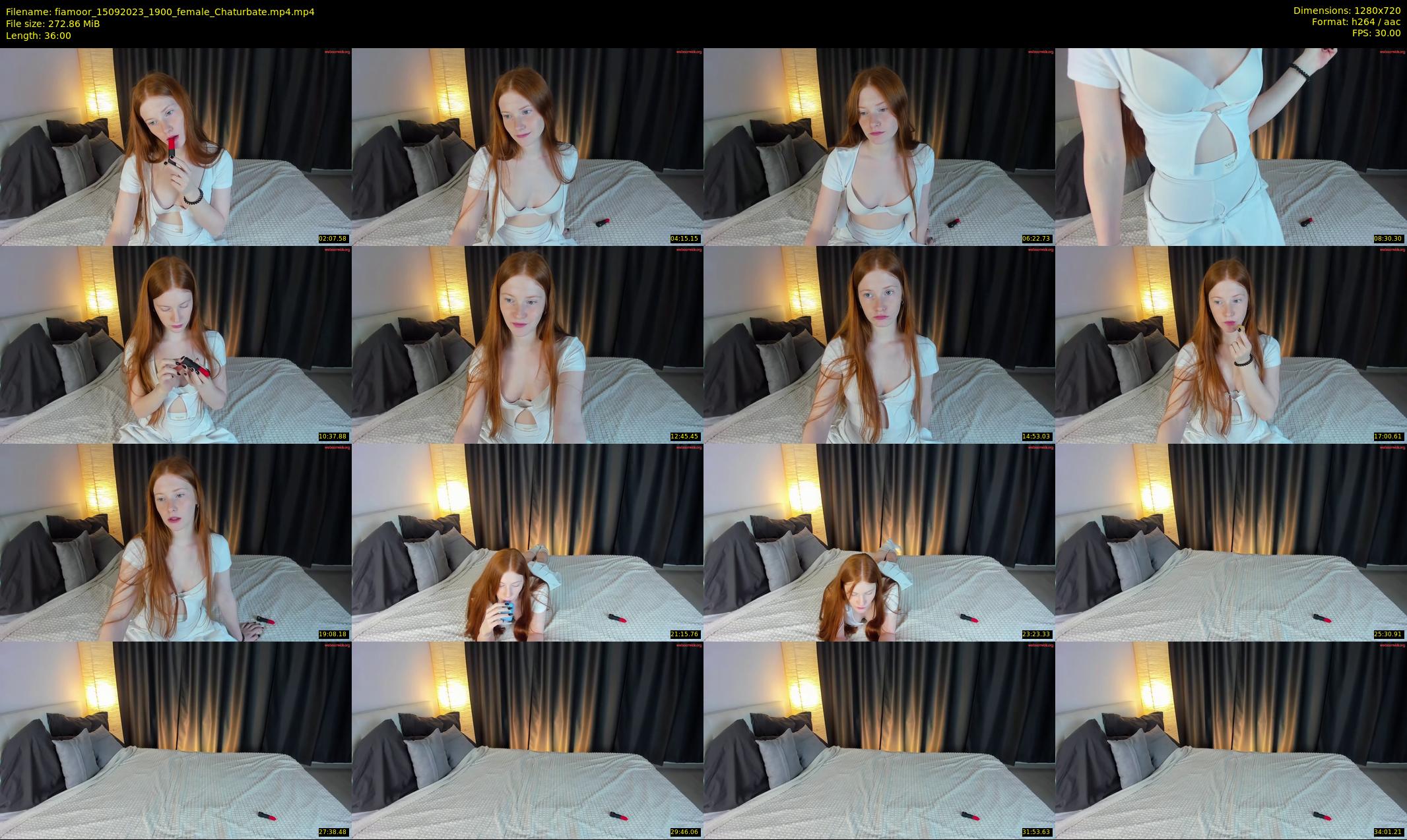 fiamoor — 36 minute Chaturbate female cam show recording, 720p, Sep 15, 2023