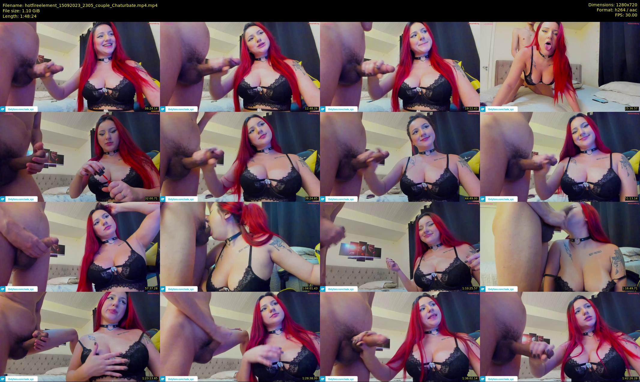 hotfireelement — 109 minute Chaturbate couple cam show recording, 720p, Sep 15, 2023