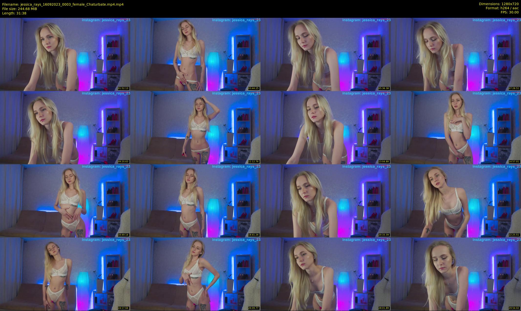 jessica_rays — 32 minute Chaturbate couple cam show recording, 720p, Sep 16, 2023