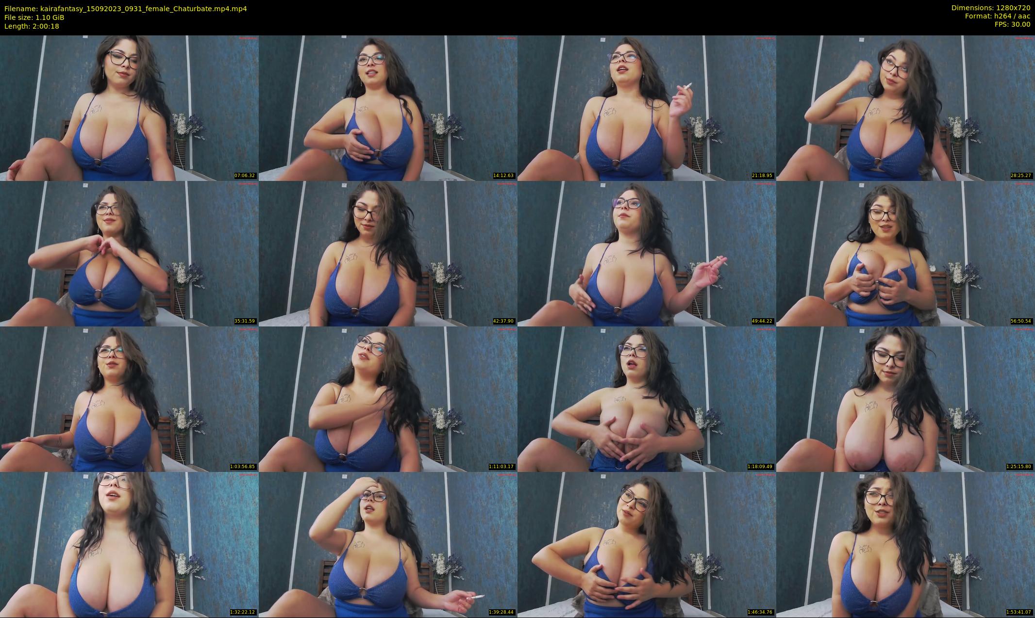 kairafantasy — 121 minute Chaturbate female cam show recording, 720p, Sep 15, 2023