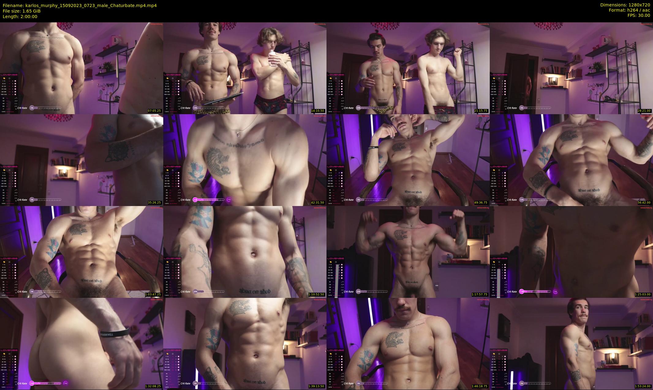 karlos_murphy — 120 minute Chaturbate male cam show recording, 720p, Sep 15, 2023