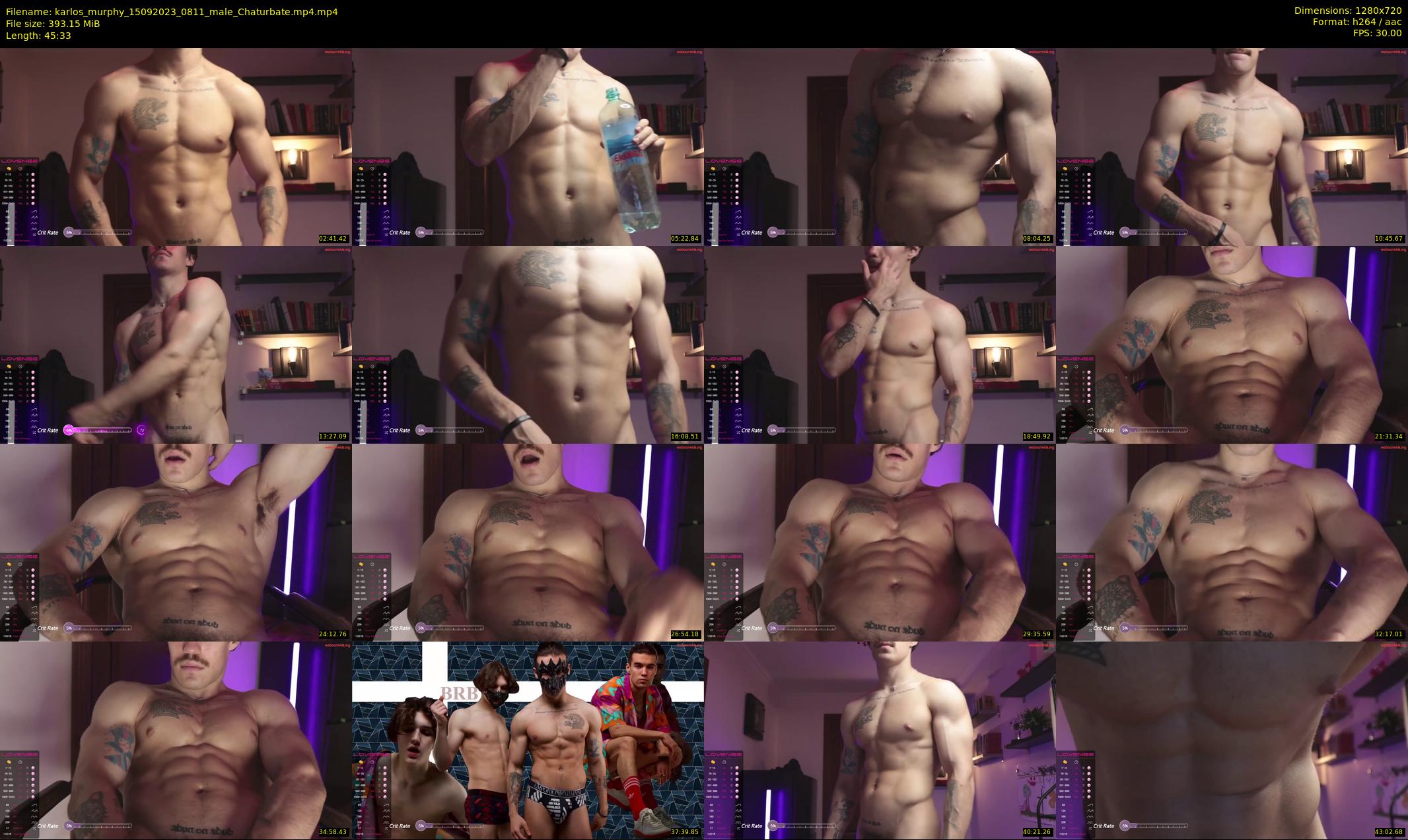 karlos_murphy — 46 minute Chaturbate male cam show recording, 720p, Sep 15, 2023
