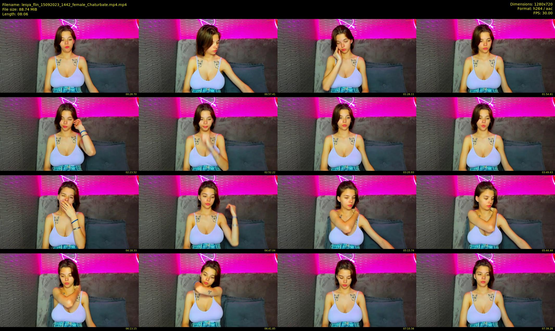 lesya_flin — 9 minute Chaturbate female cam show recording, 720p, Sep 15, 2023