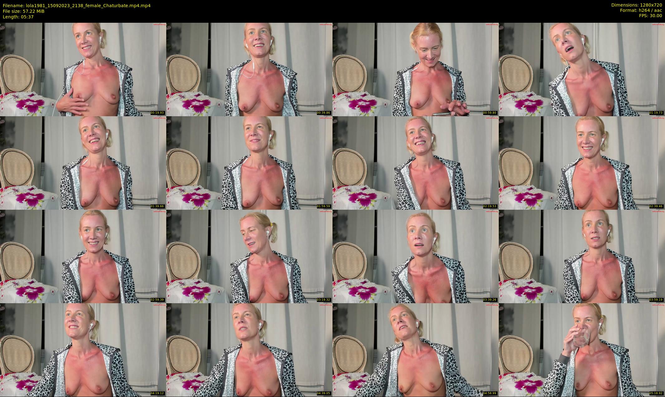 lola1981 — 6 minute Chaturbate female cam show recording, 720p, Sep 15, 2023